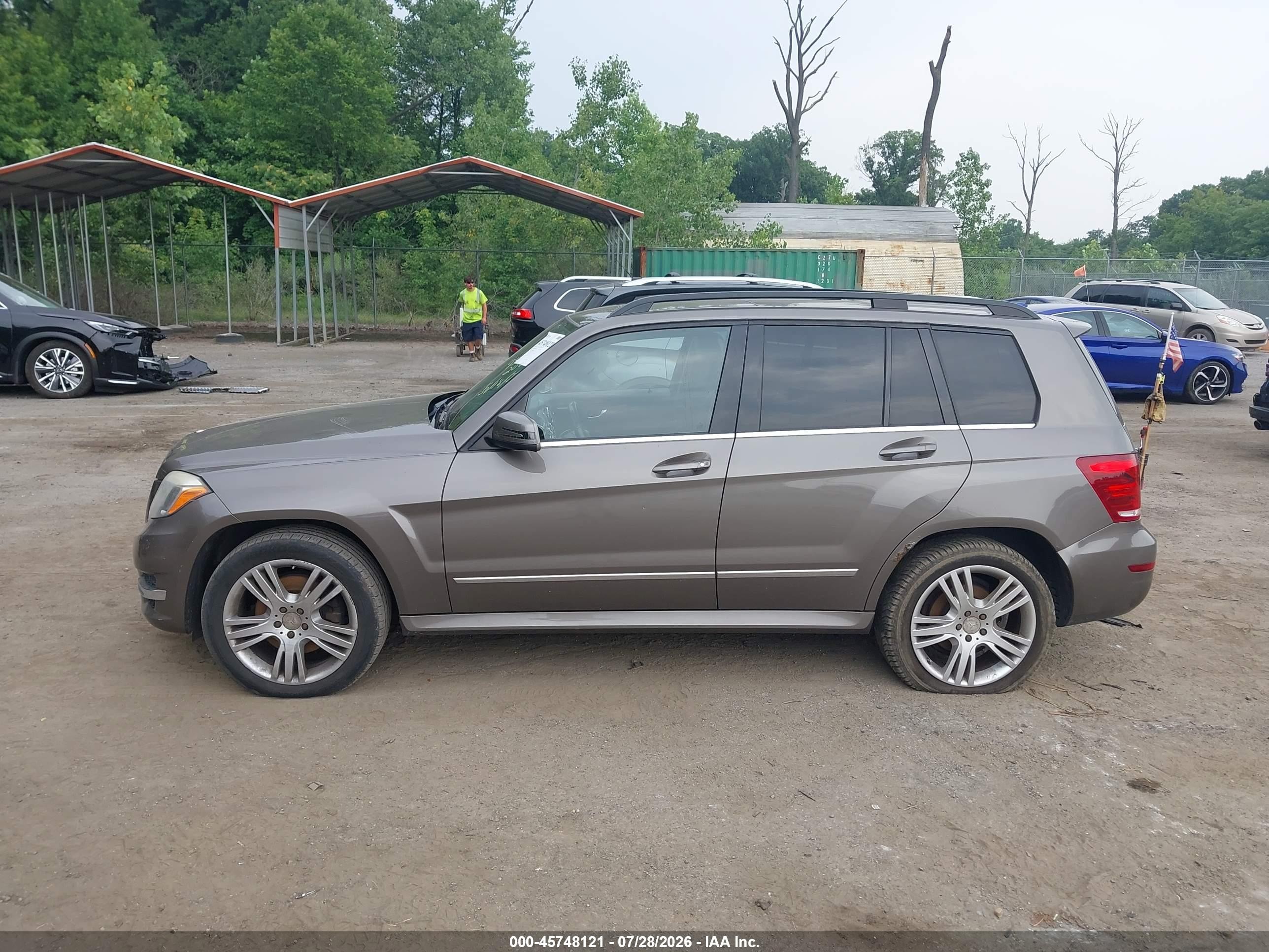 2013 Mercedes-benz Glk 350 4matic Gray vin: WDCGG8JB5DG031535