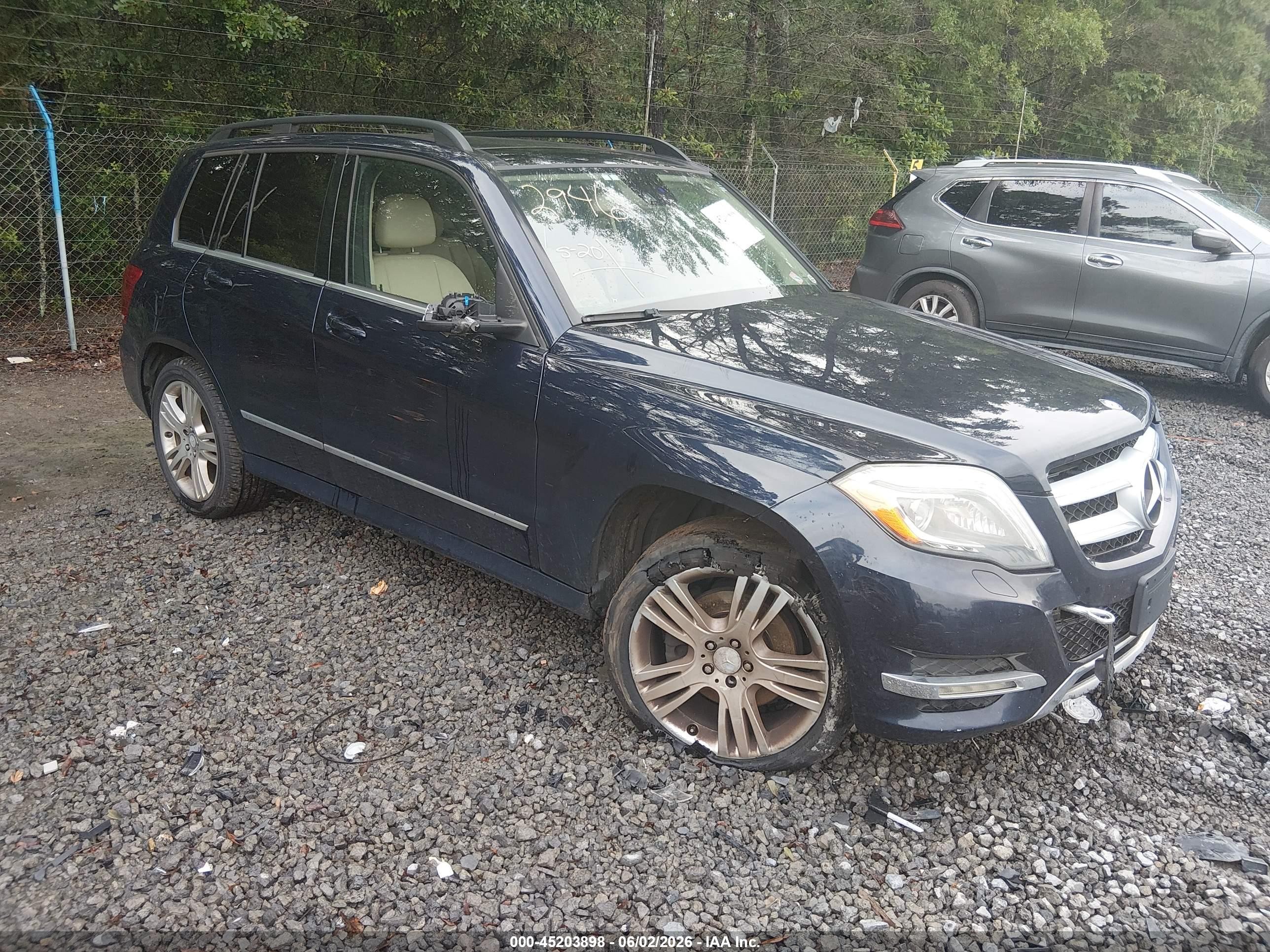 2013 Mercedes-benz Glk 350 4matic Blue vin: WDCGG8JB5DG052255