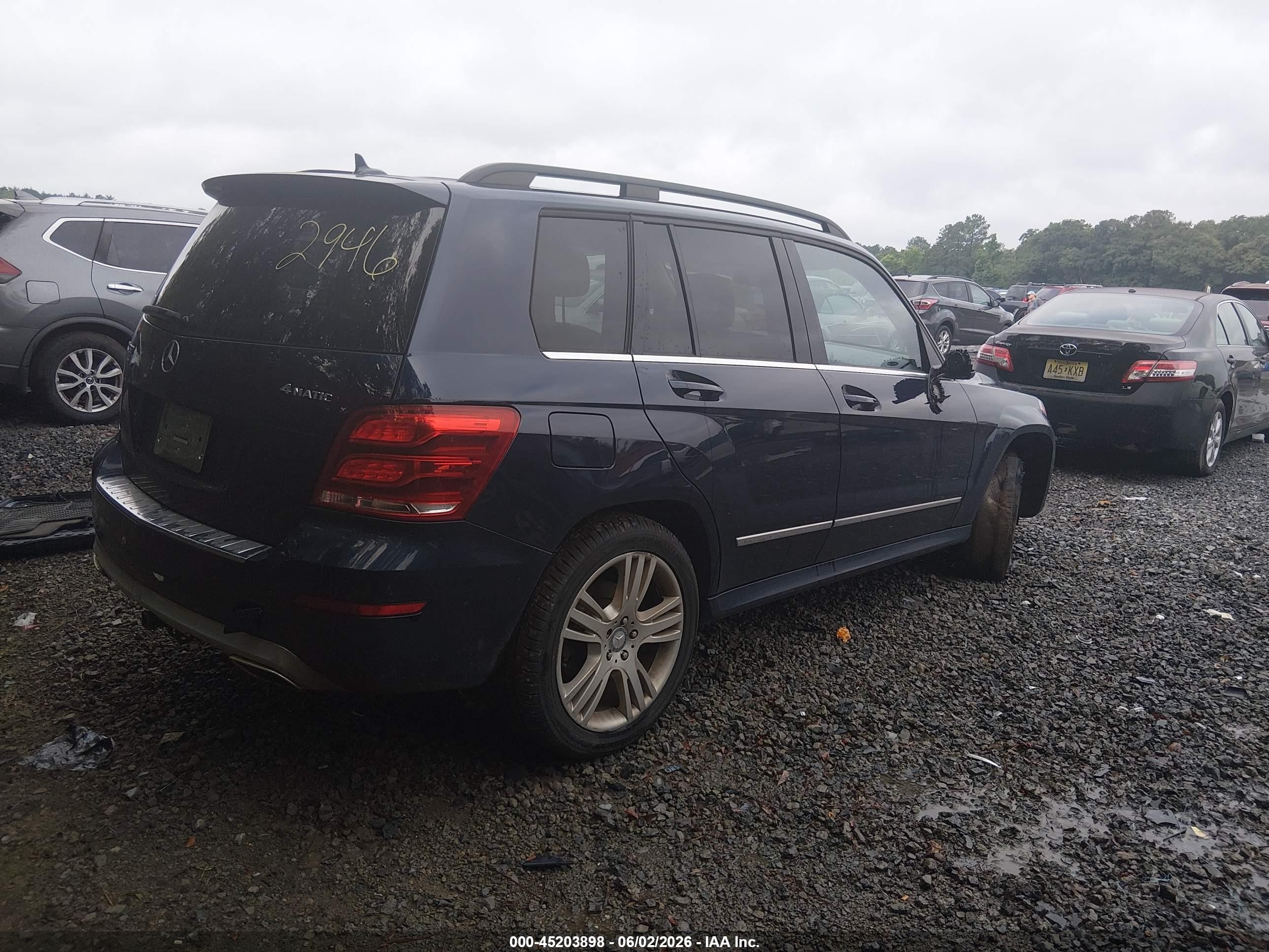 2013 Mercedes-benz Glk 350 4matic Blue vin: WDCGG8JB5DG052255