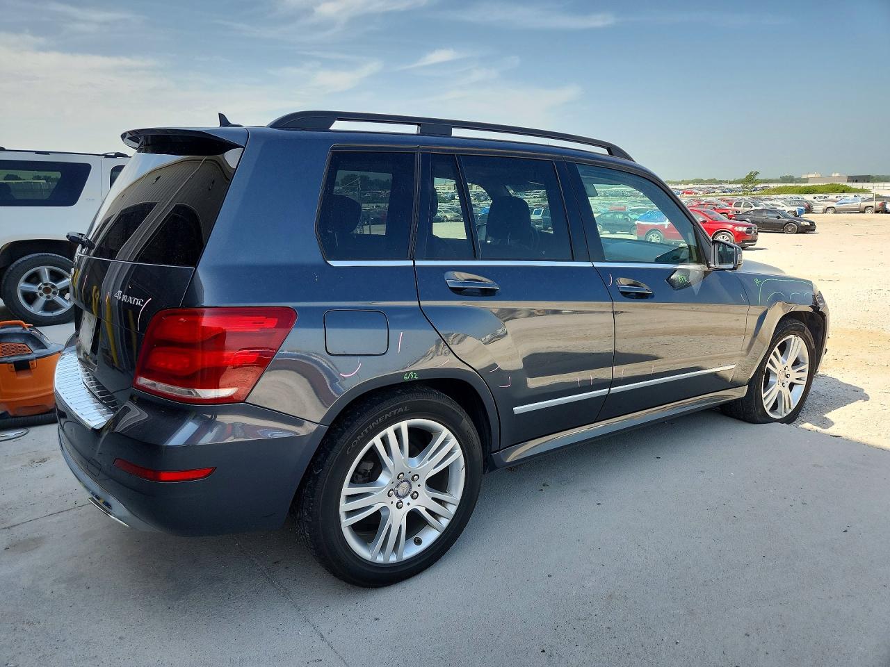 2013 Mercedes-benz Glk 350 4matic Gray vin: WDCGG8JB5DG153828