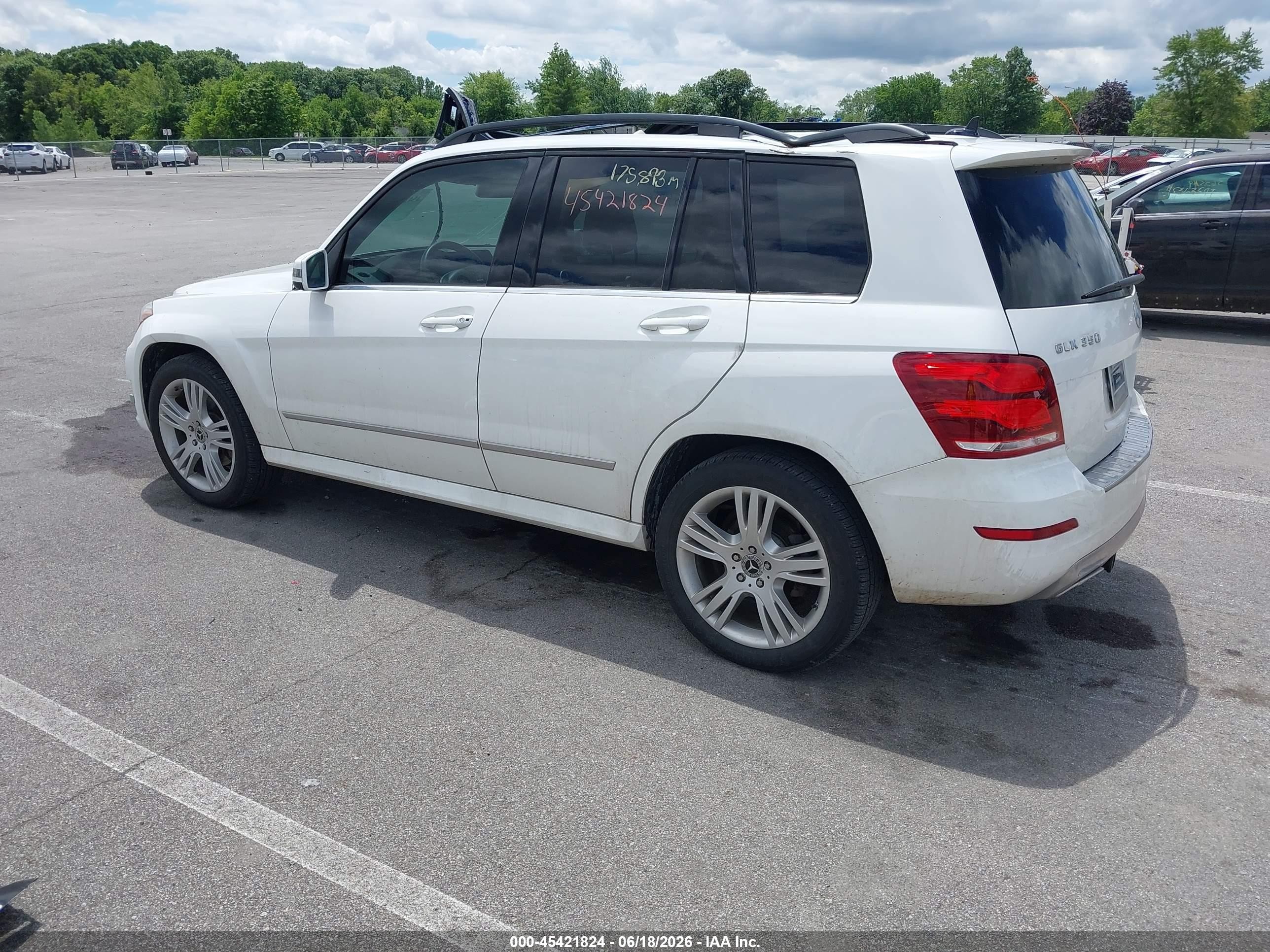 2014 Mercedes-benz Glk 350 4matic White vin: WDCGG8JB5EG171117