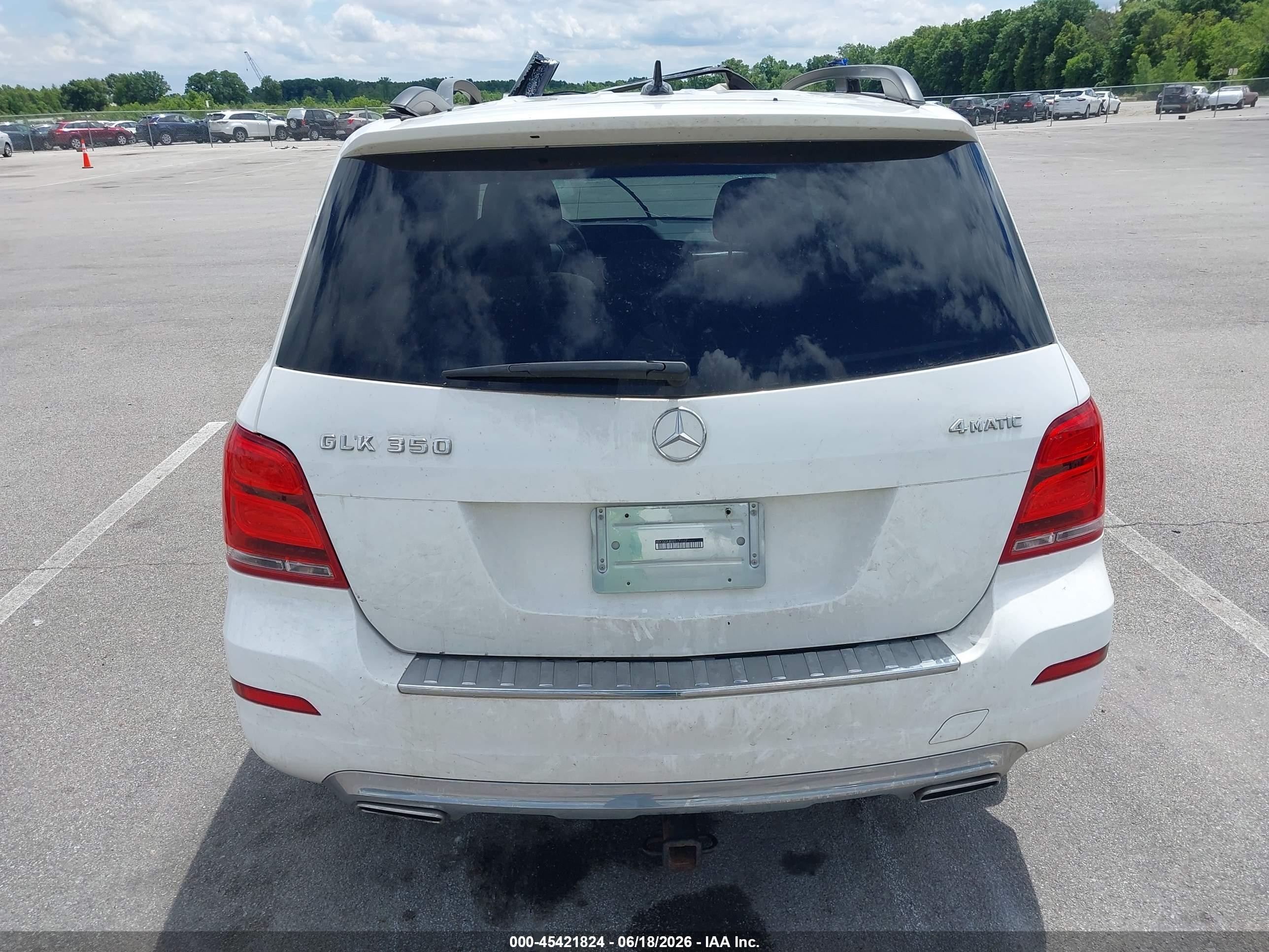 2014 Mercedes-benz Glk 350 4matic White vin: WDCGG8JB5EG171117