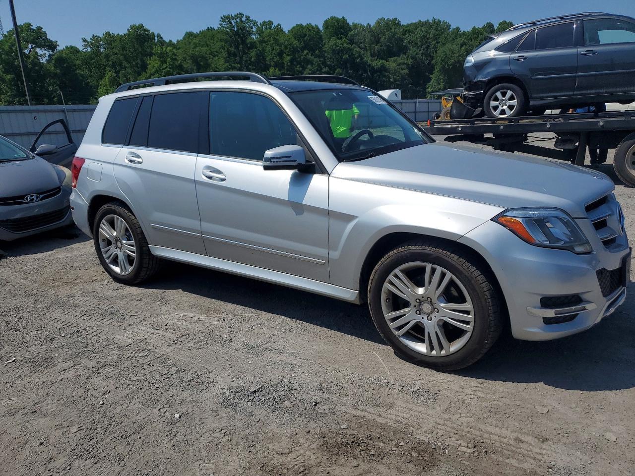 2014 Mercedes-benz Glk 350 4matic Silver vin: WDCGG8JB5EG254997