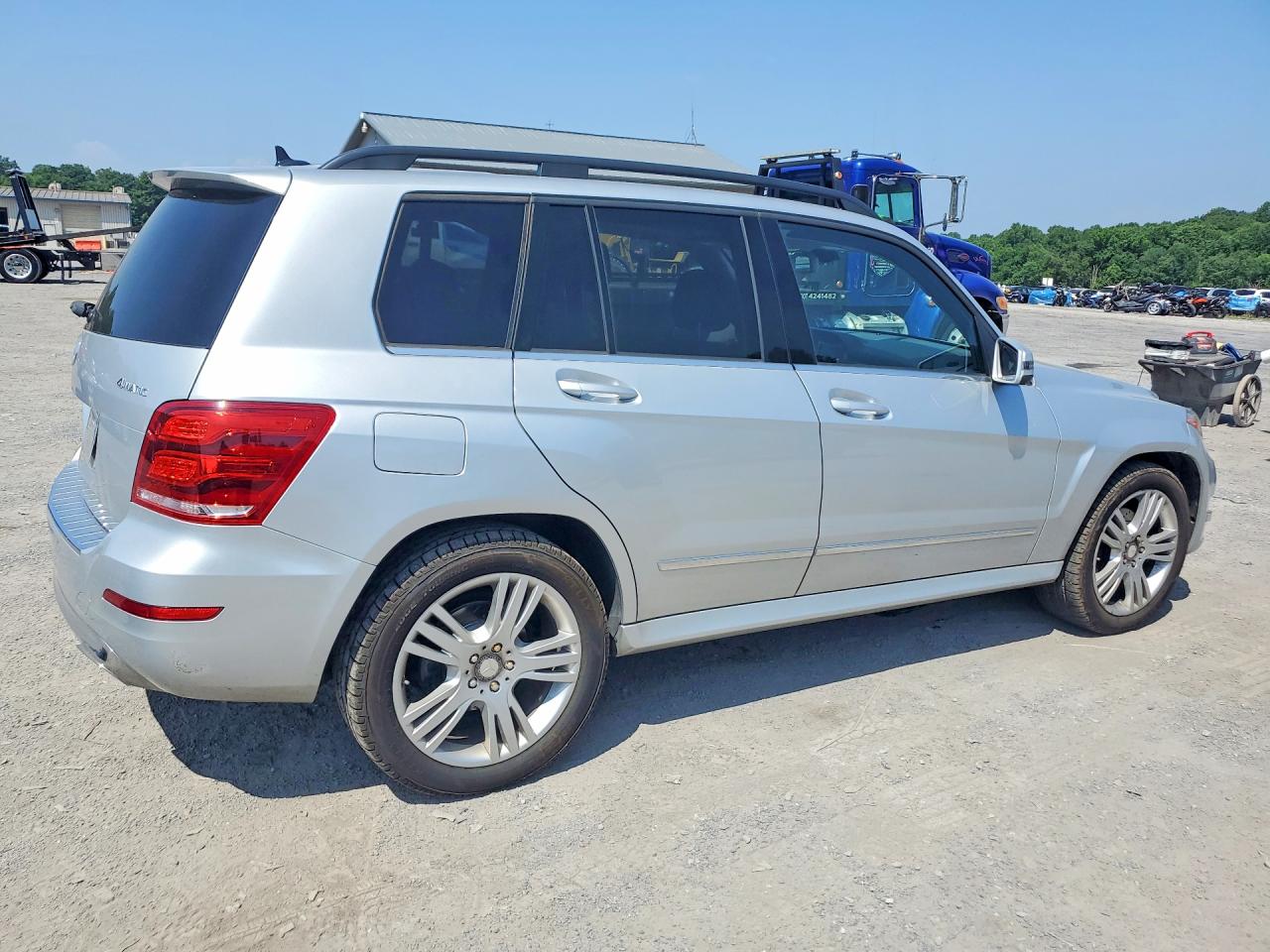 2014 Mercedes-benz Glk 350 4matic Silver vin: WDCGG8JB5EG254997