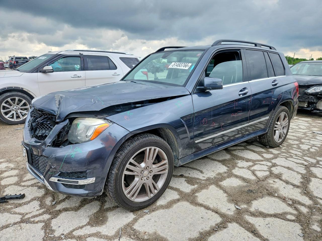 2014 Mercedes-benz Glk 350 4matic Gray vin: WDCGG8JB5EG299339
