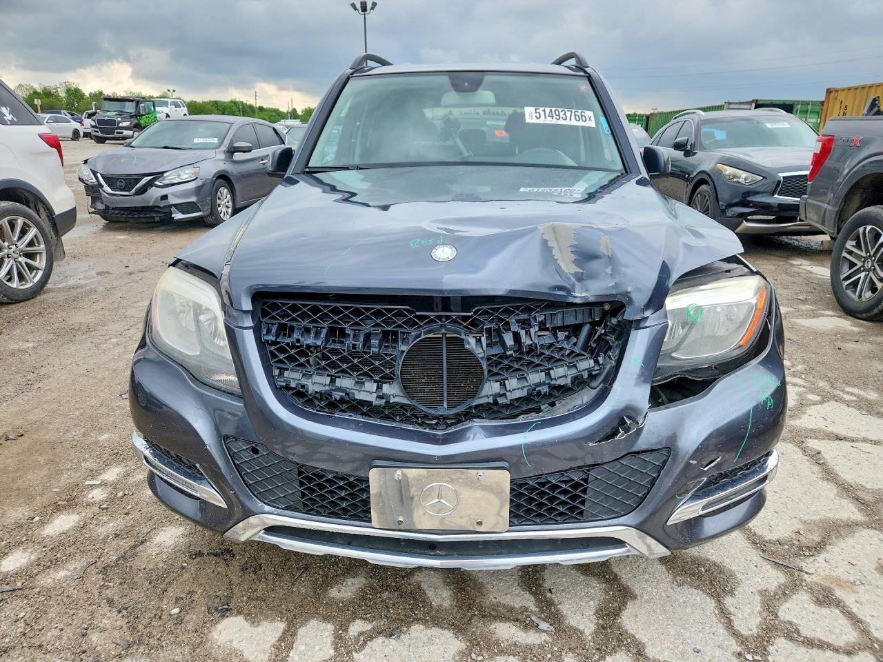 2014 Mercedes-benz Glk 350 4matic Gray vin: WDCGG8JB5EG299339