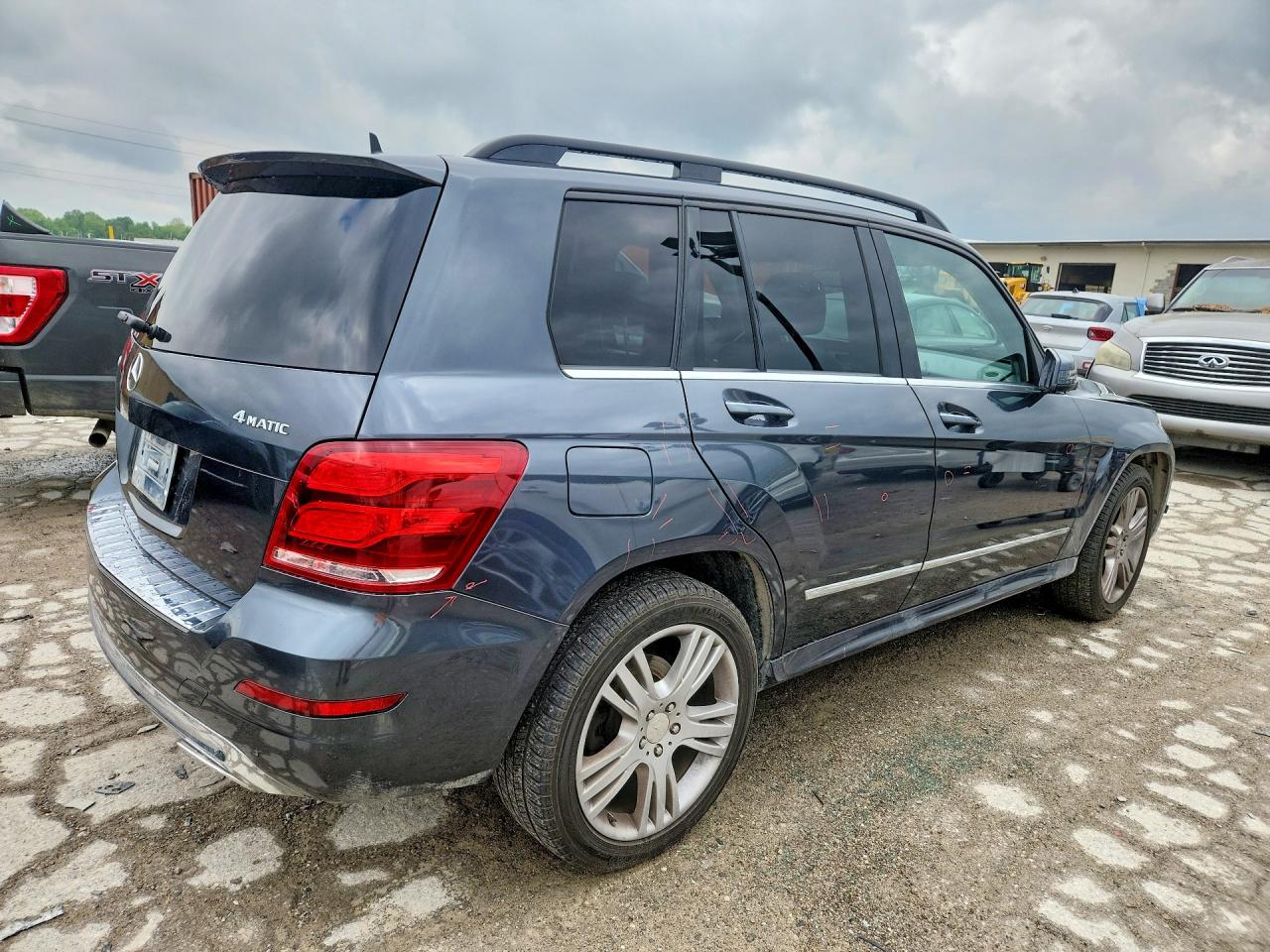 2014 Mercedes-benz Glk 350 4matic Gray vin: WDCGG8JB5EG299339