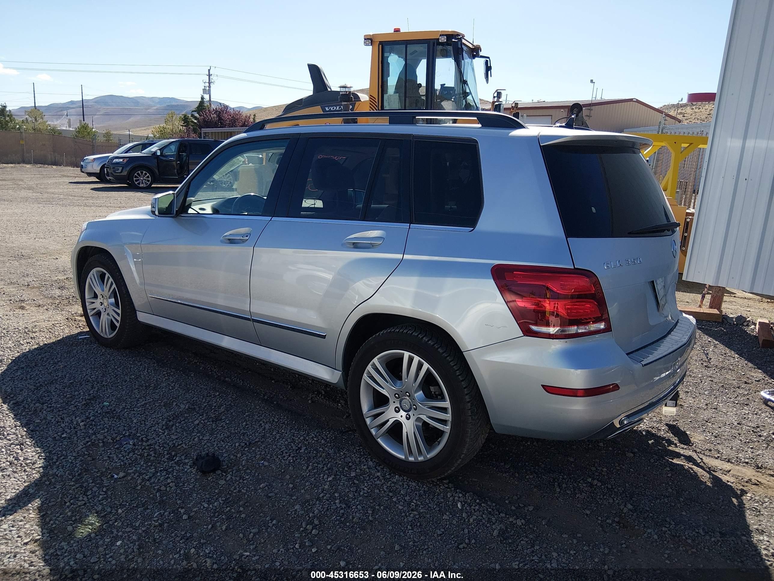 2014 Mercedes-benz Glk 350 4matic Silver vin: WDCGG8JB5EG302580