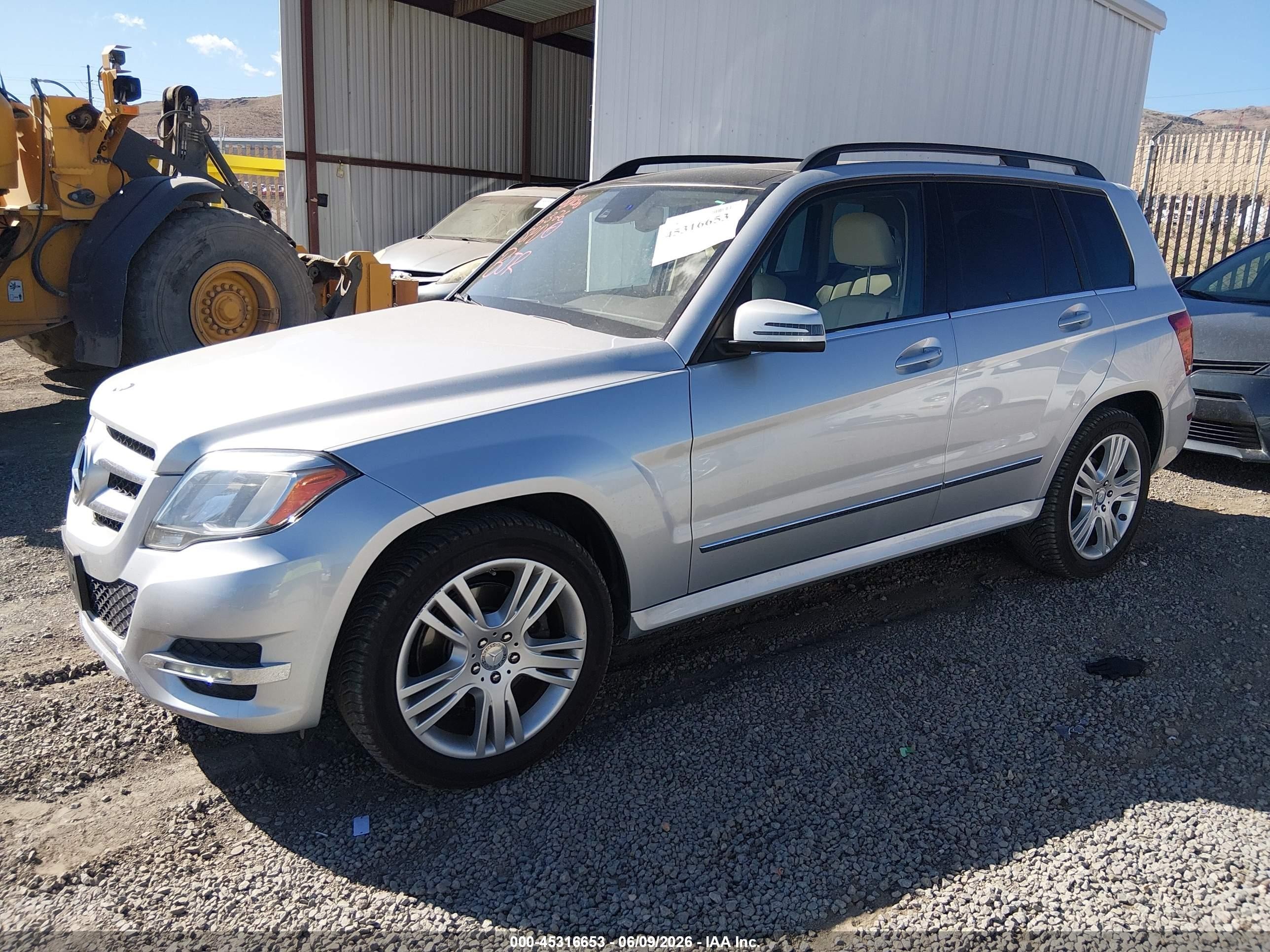2014 Mercedes-benz Glk 350 4matic Silver vin: WDCGG8JB5EG302580