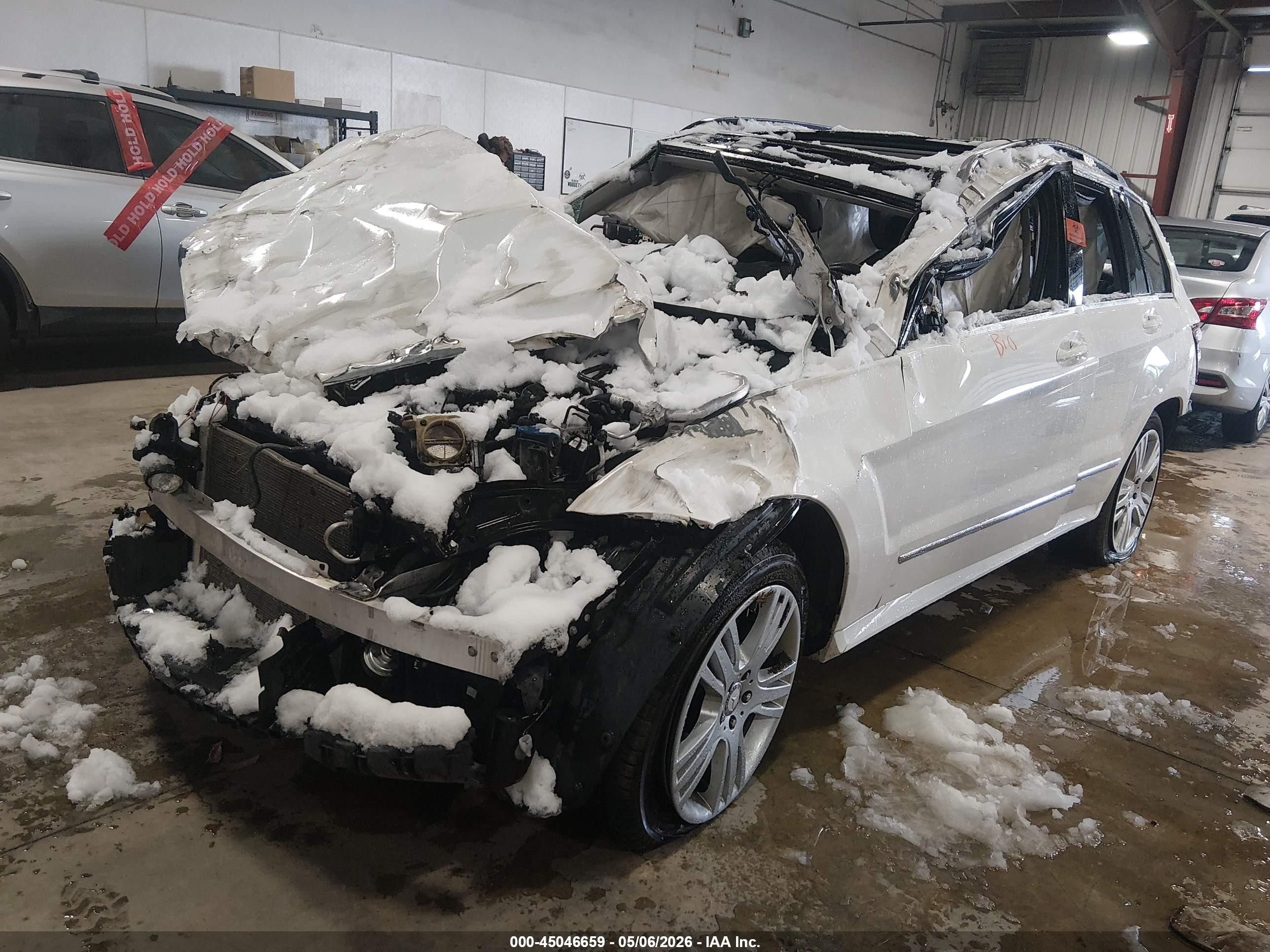 2014 Mercedes-benz Glk 350 4matic Белый vin: WDCGG8JB5EG309724