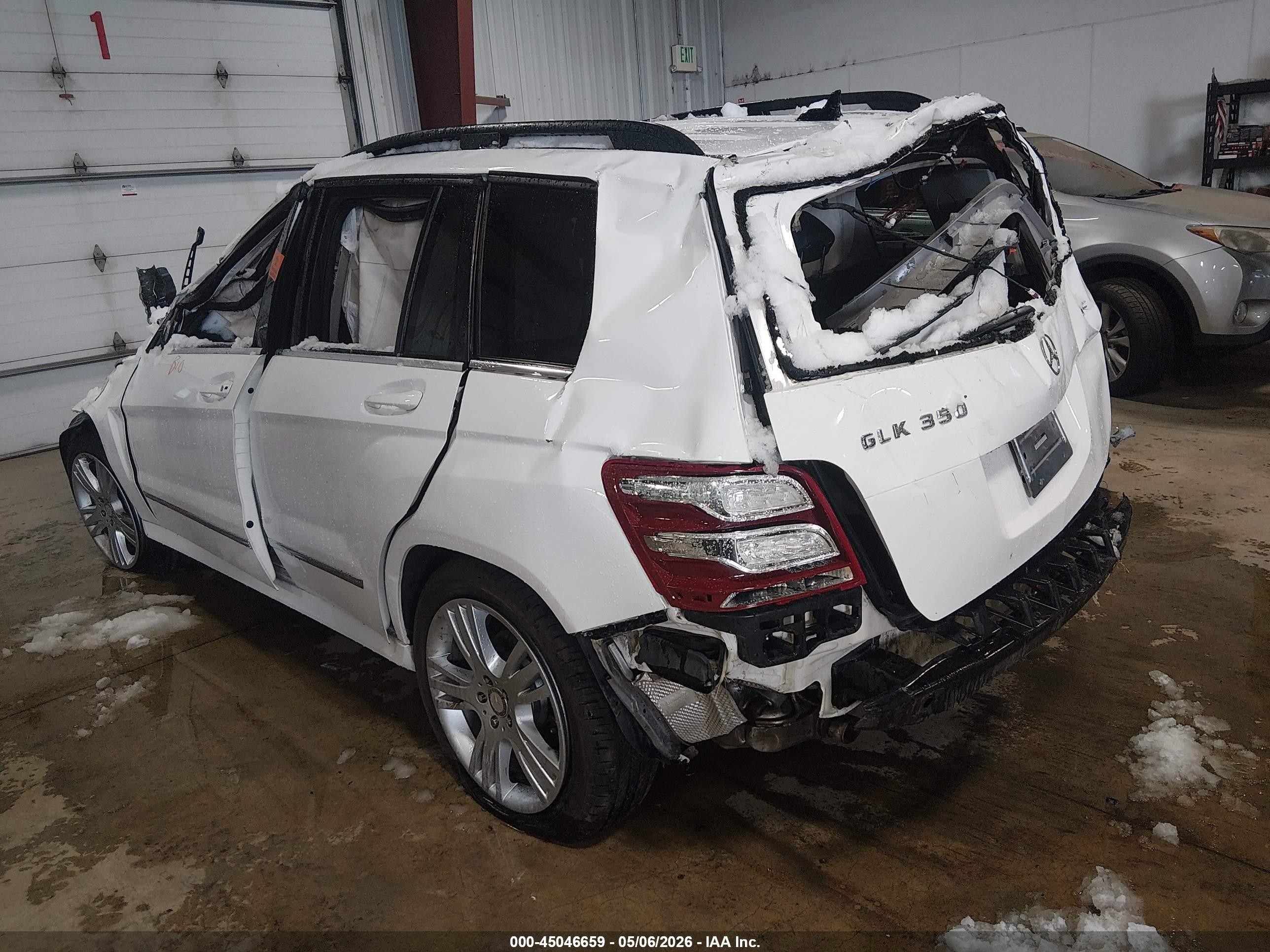 2014 Mercedes-benz Glk 350 4matic Белый vin: WDCGG8JB5EG309724