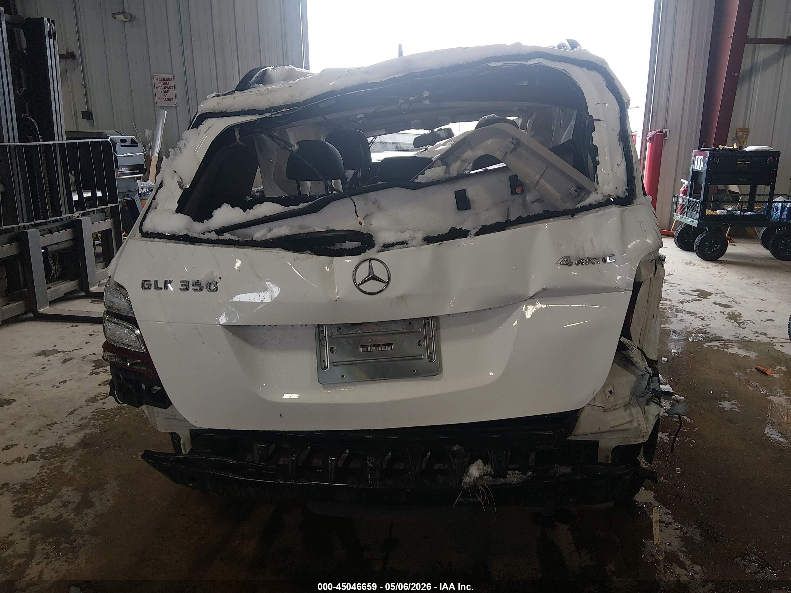 2014 Mercedes-benz Glk 350 4matic Белый vin: WDCGG8JB5EG309724