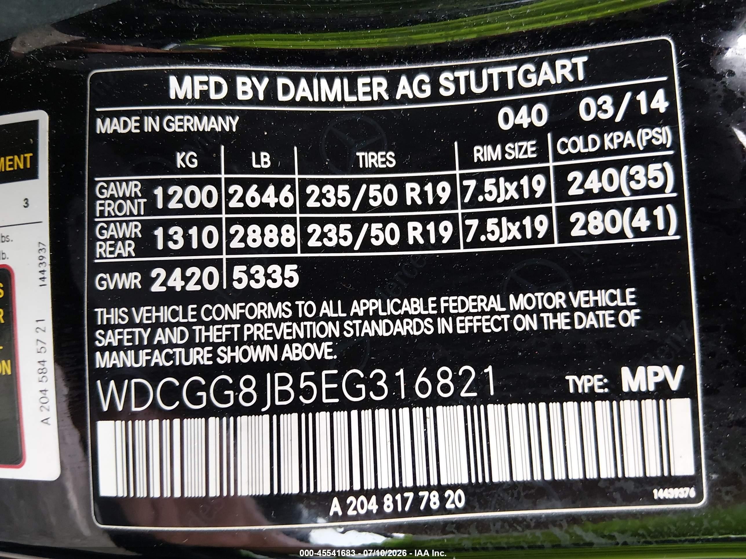 2014 Mercedes-benz Glk 350 4matic Black vin: WDCGG8JB5EG316821