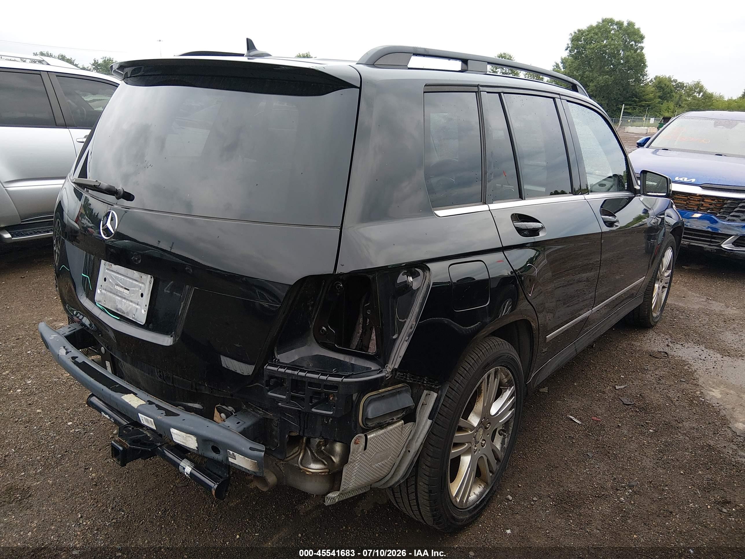 2014 Mercedes-benz Glk 350 4matic Black vin: WDCGG8JB5EG316821