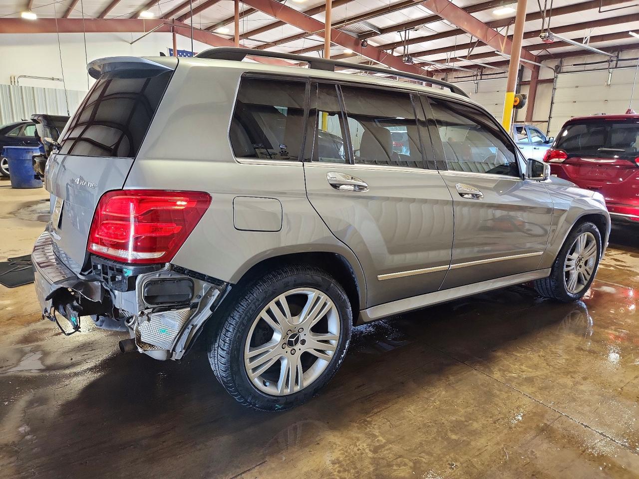 2015 Mercedes-benz Glk 350 4matic Silver vin: WDCGG8JB5FG410621