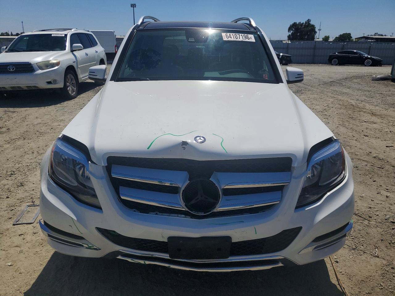 2015 Mercedes-benz Glk 350 4matic White vin: WDCGG8JB5FG414023