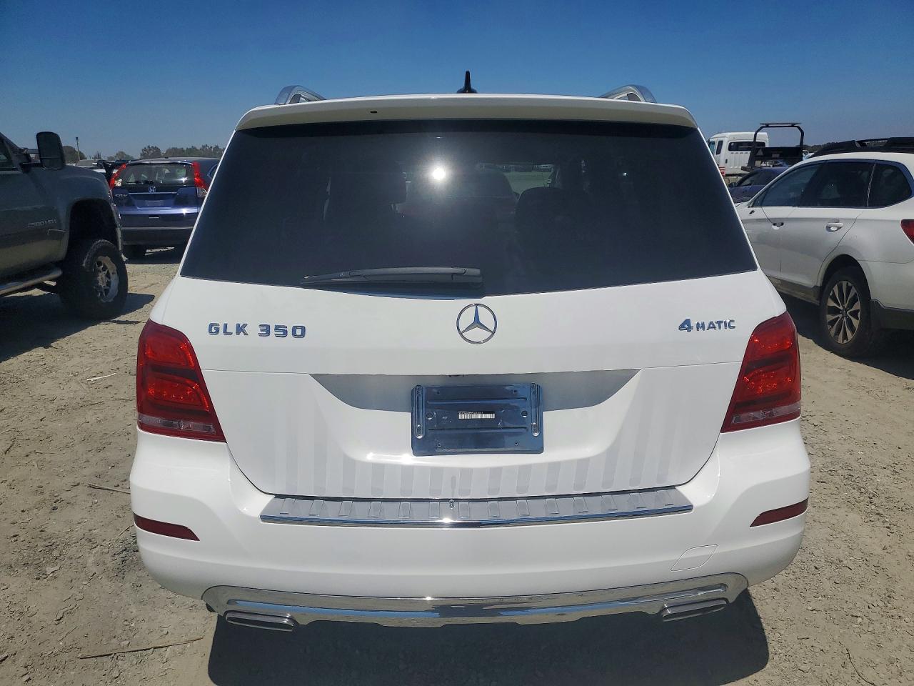 2015 Mercedes-benz Glk 350 4matic White vin: WDCGG8JB5FG414023