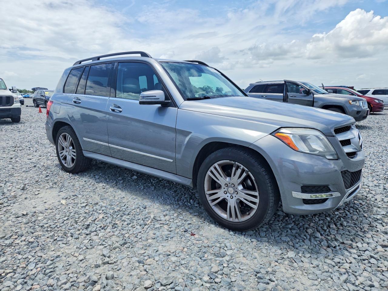 2015 Mercedes-benz Glk 350 4matic Silver vin: WDCGG8JB5FG436538
