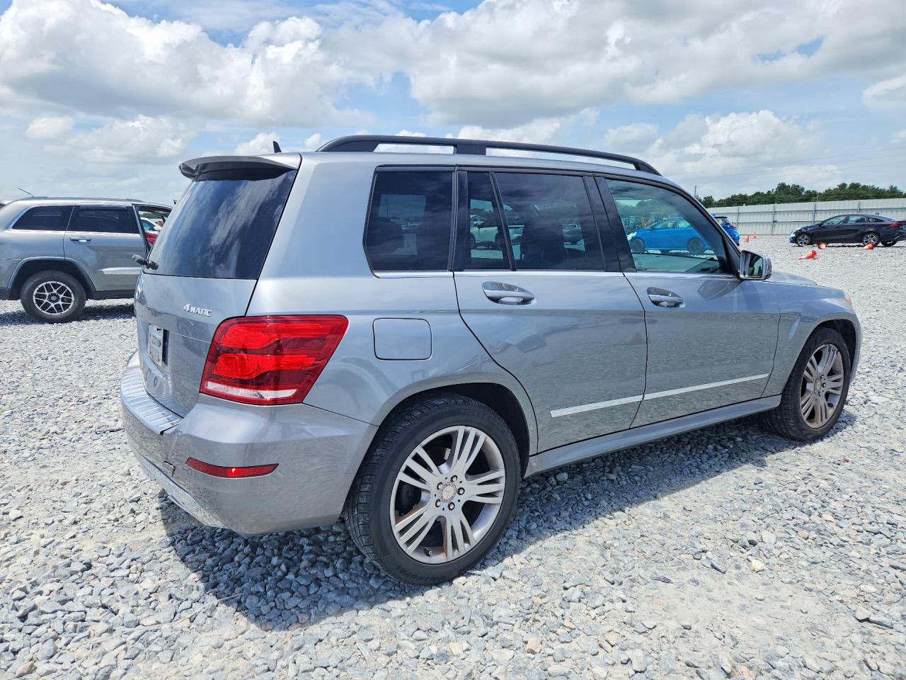 2015 Mercedes-benz Glk 350 4matic Silver vin: WDCGG8JB5FG436538