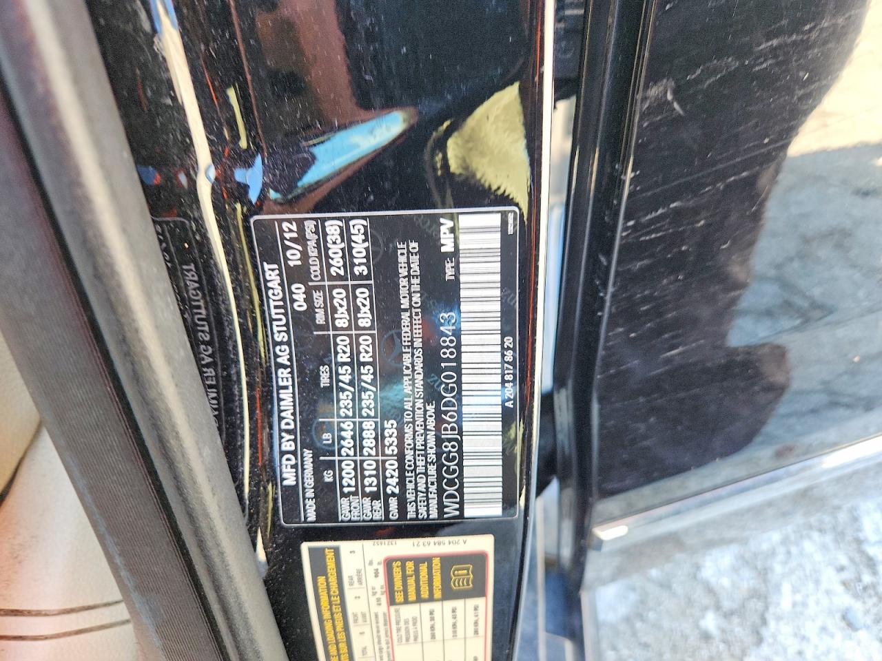 2013 Mercedes-benz Glk 350 4matic Черный vin: WDCGG8JB6DG018843