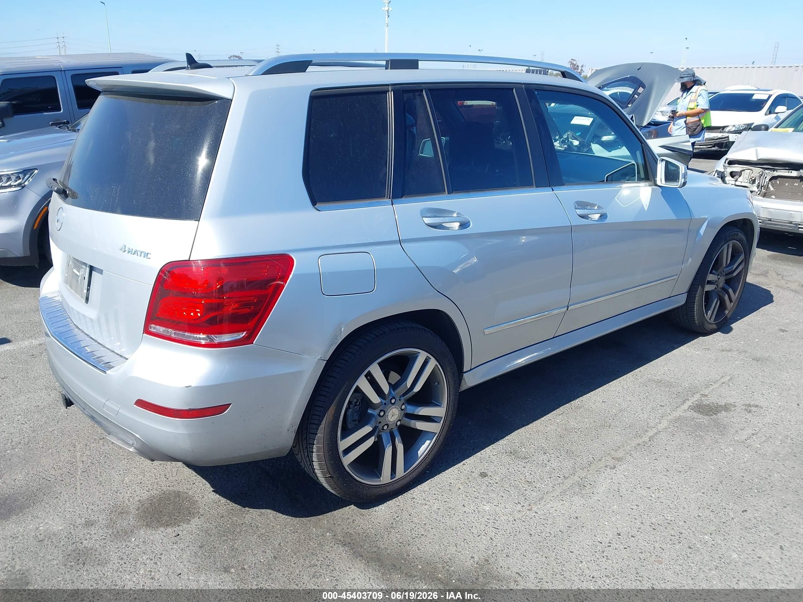 2013 Mercedes-benz Glk 350 4matic Silver vin: WDCGG8JB6DG042396