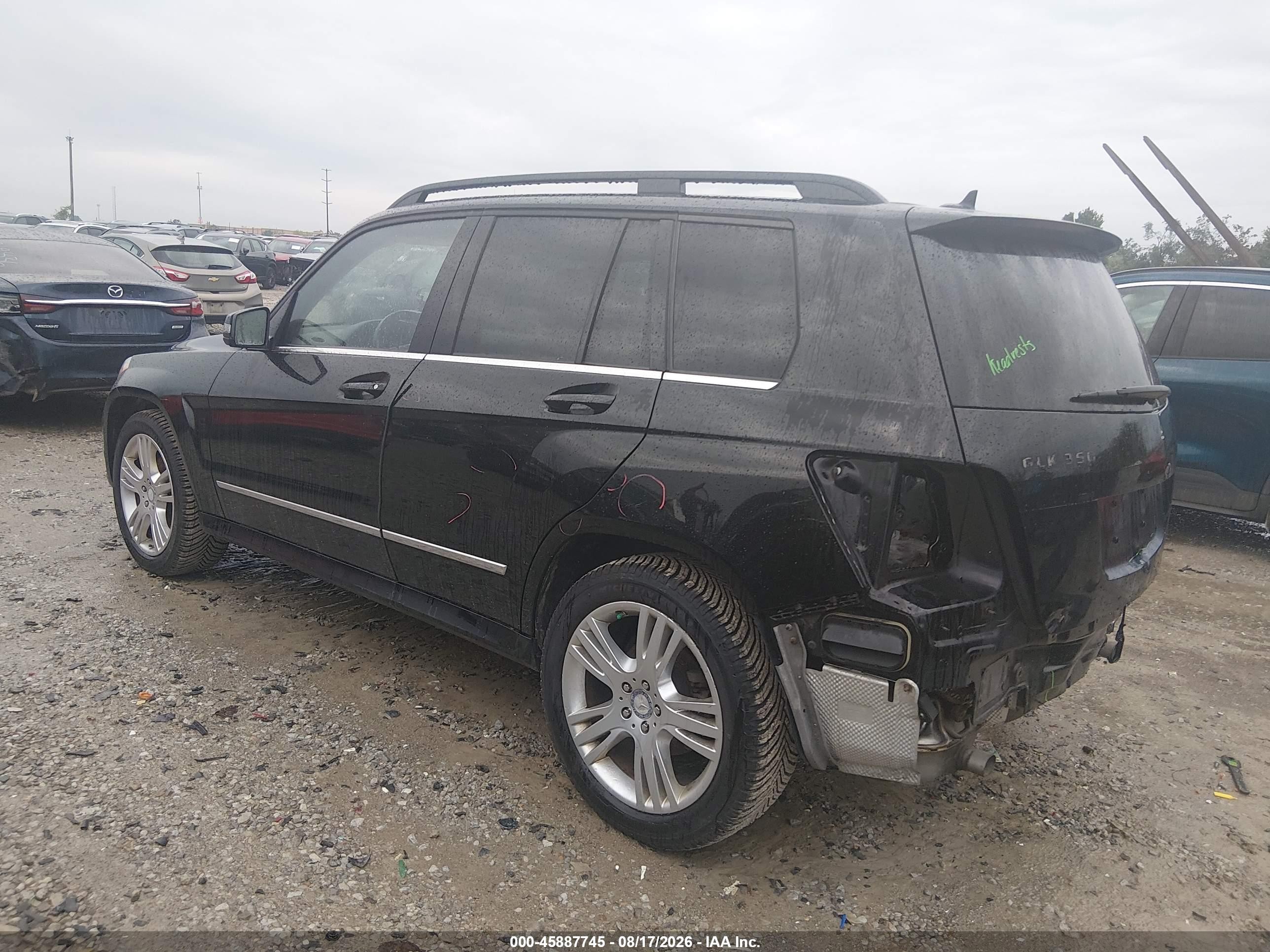 2013 Mercedes-benz Glk 350 4matic Black vin: WDCGG8JB6DG110888