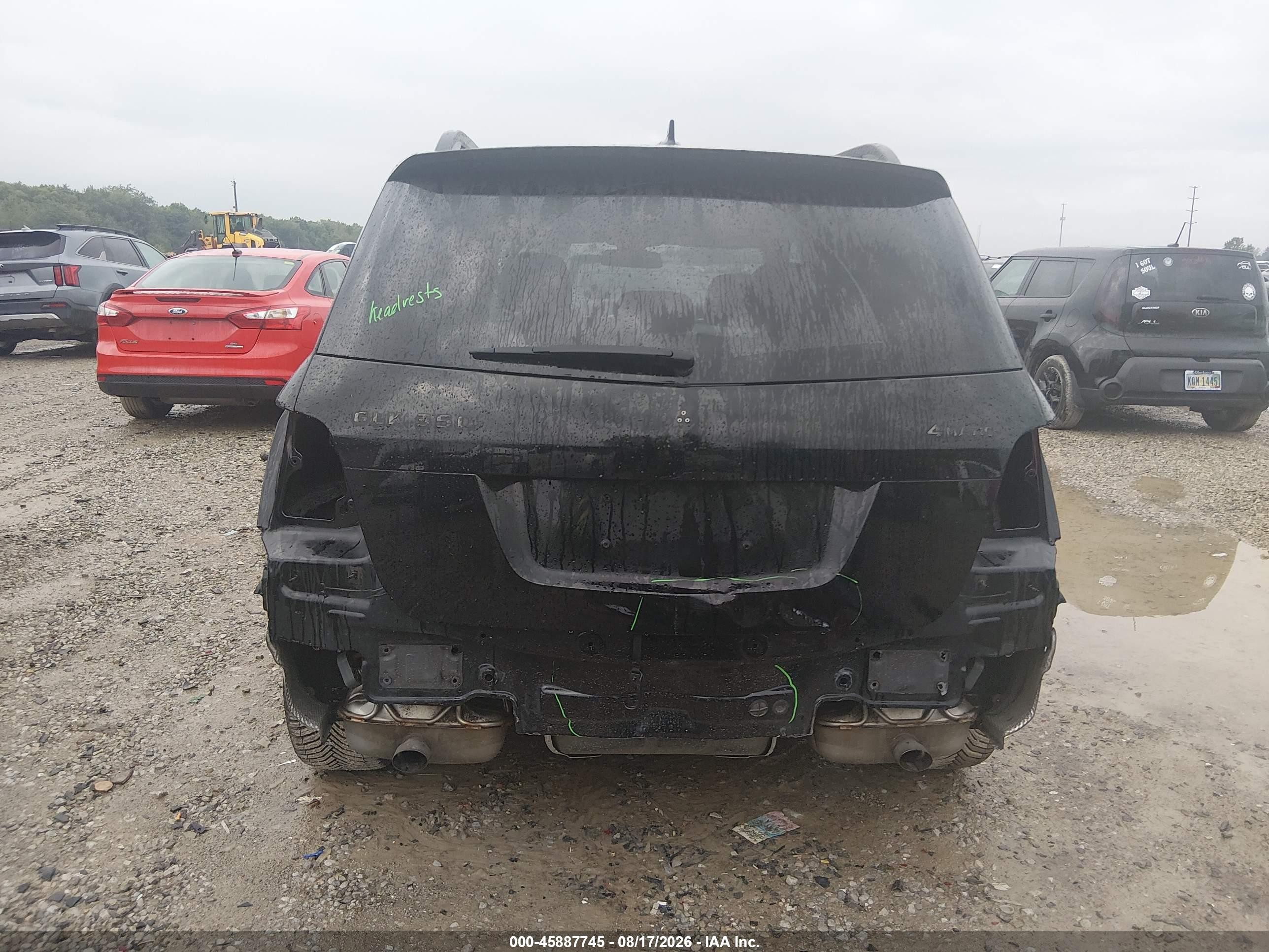 2013 Mercedes-benz Glk 350 4matic Black vin: WDCGG8JB6DG110888