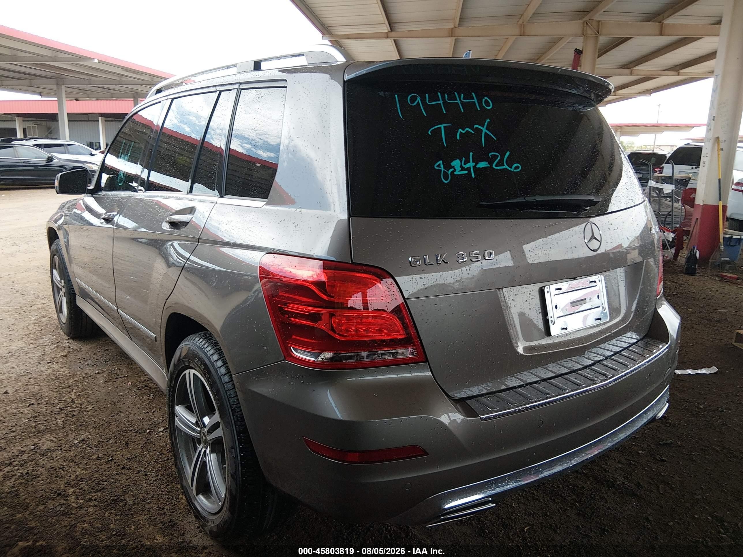 2014 Mercedes-benz Glk 350 4matic Gray vin: WDCGG8JB6EG194440