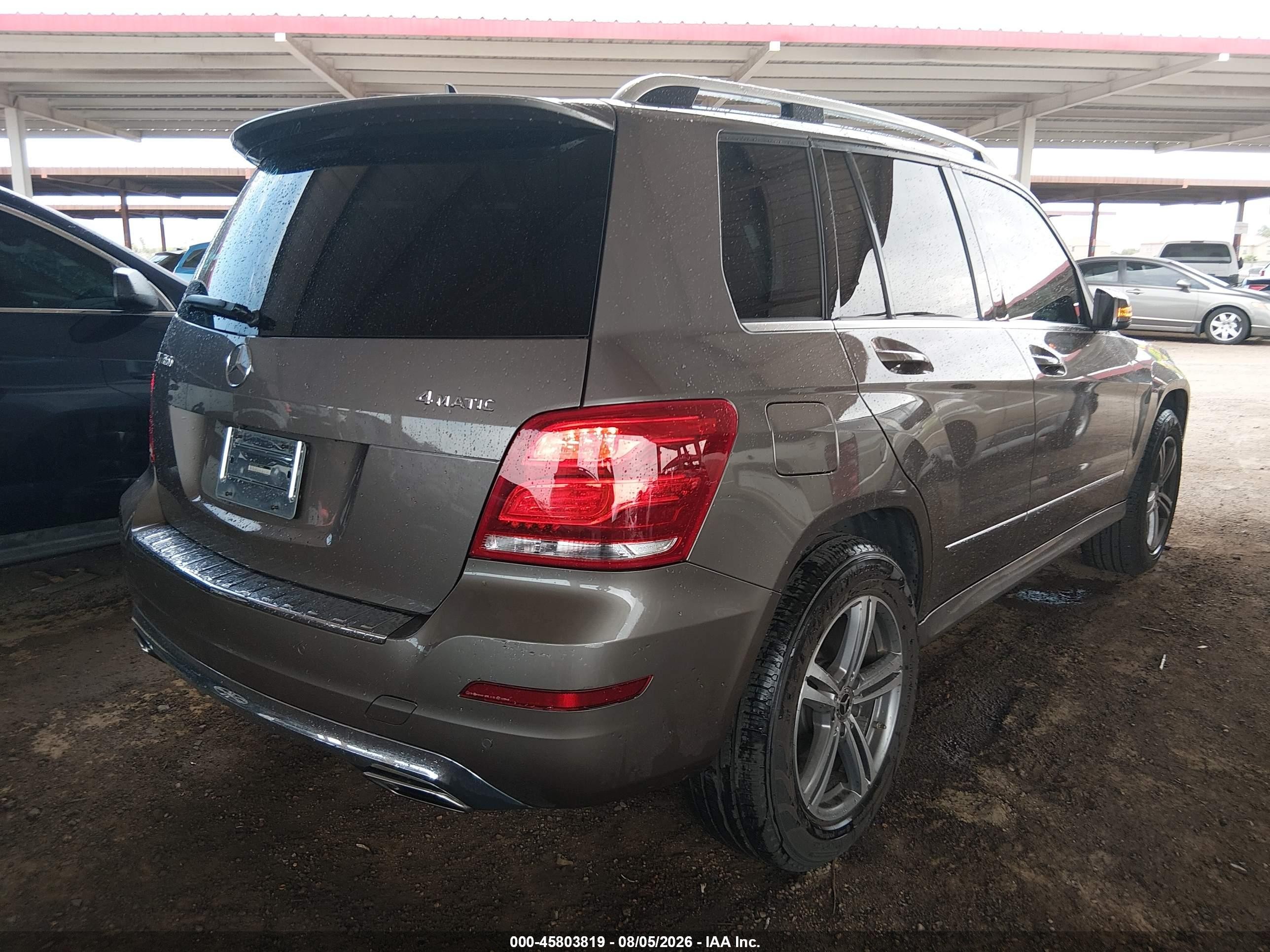 2014 Mercedes-benz Glk 350 4matic Gray vin: WDCGG8JB6EG194440