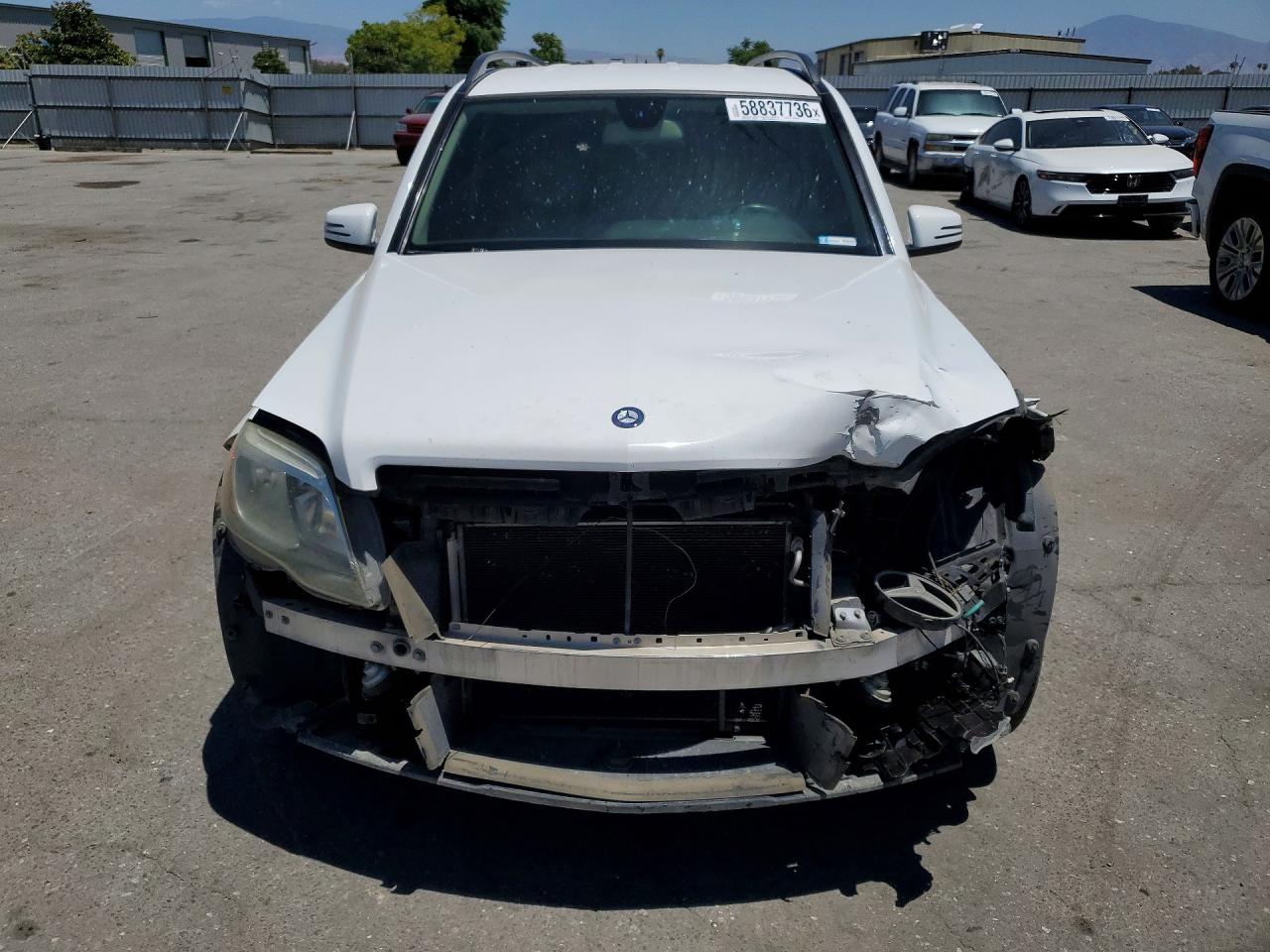 2014 Mercedes-benz Glk 350 4matic White vin: WDCGG8JB6EG203038