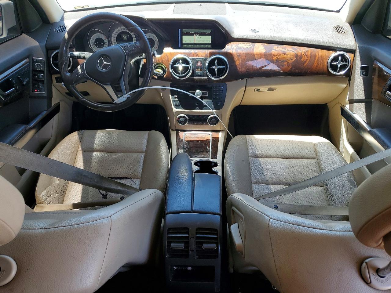 2014 Mercedes-benz Glk 350 4matic White vin: WDCGG8JB6EG203038