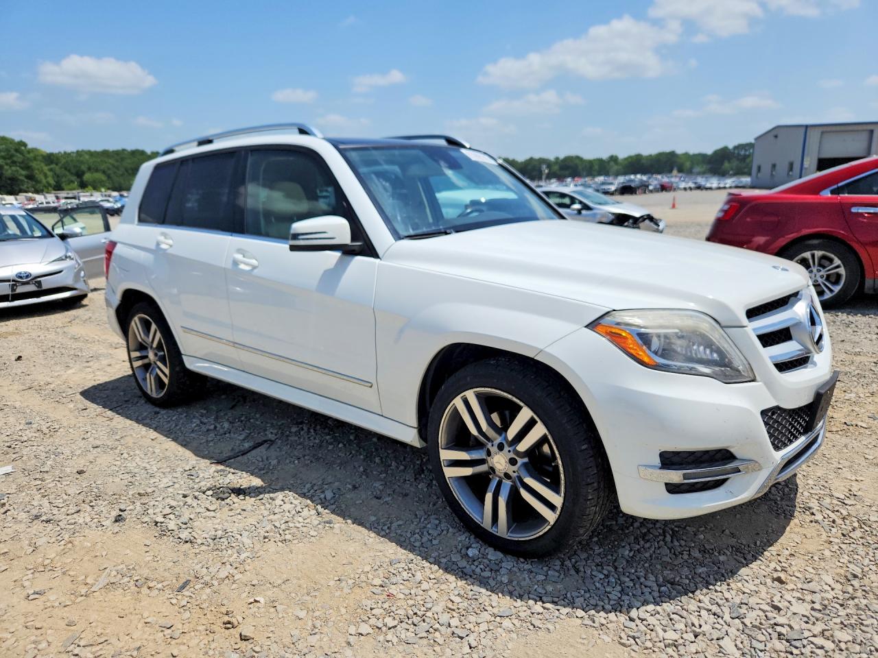 2014 Mercedes-benz Glk 350 4matic White vin: WDCGG8JB6EG300658