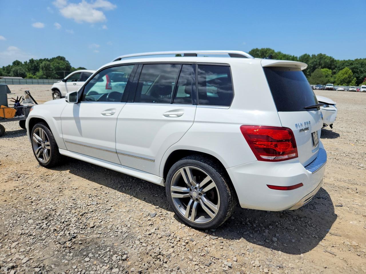 2014 Mercedes-benz Glk 350 4matic White vin: WDCGG8JB6EG300658