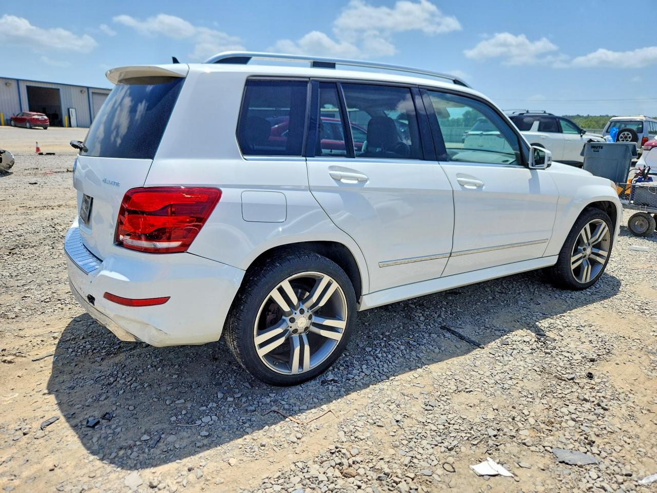2014 Mercedes-benz Glk 350 4matic White vin: WDCGG8JB6EG300658