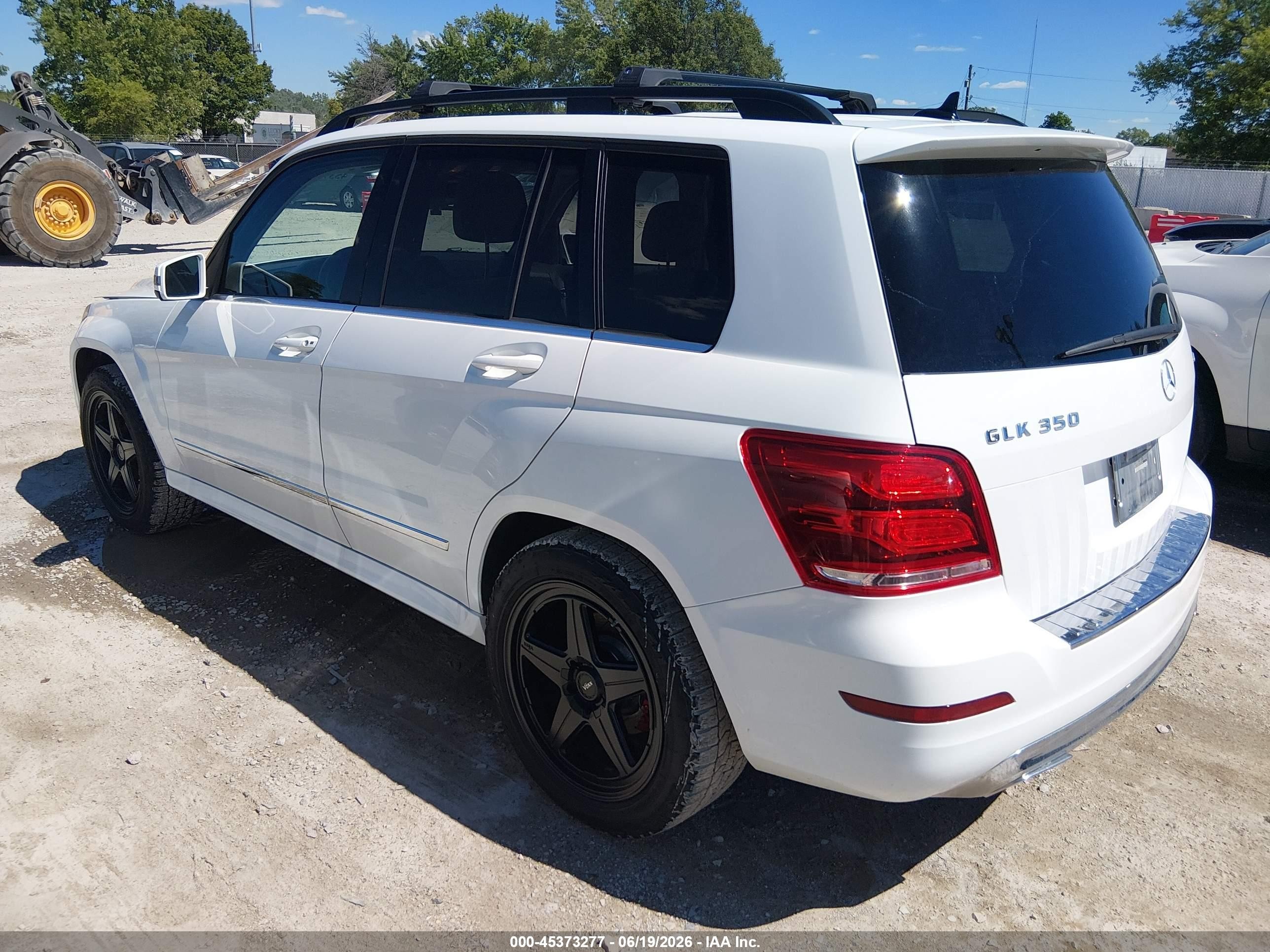 2014 Mercedes-benz Glk 350 4matic White vin: WDCGG8JB6EG334504
