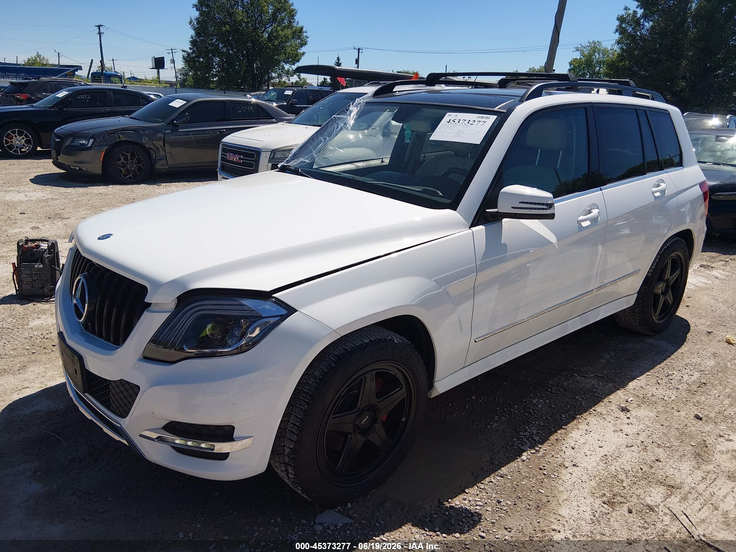 2014 Mercedes-benz Glk 350 4matic White vin: WDCGG8JB6EG334504