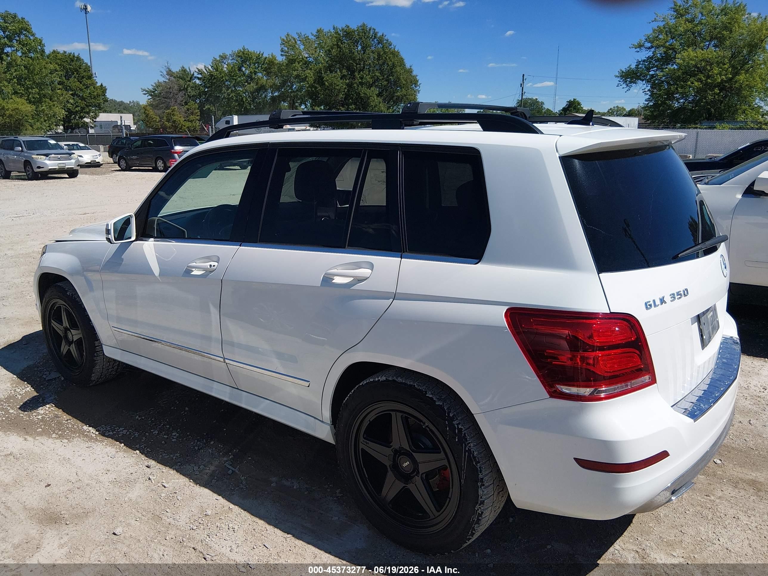 2014 Mercedes-benz Glk 350 4matic White vin: WDCGG8JB6EG334504