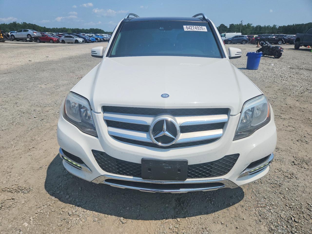 2015 Mercedes-benz Glk 350 4matic White vin: WDCGG8JB6FG344046