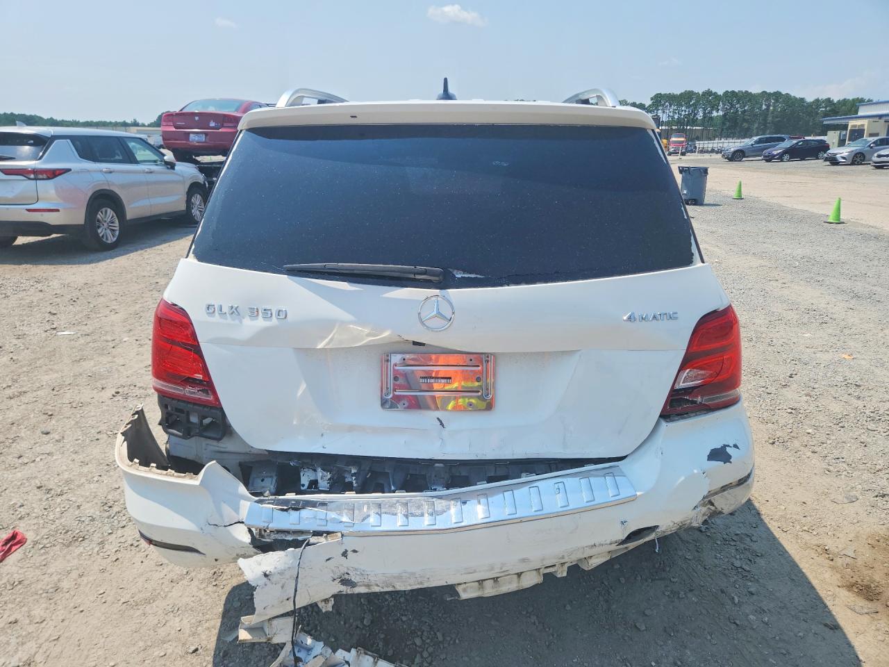 2015 Mercedes-benz Glk 350 4matic White vin: WDCGG8JB6FG344046