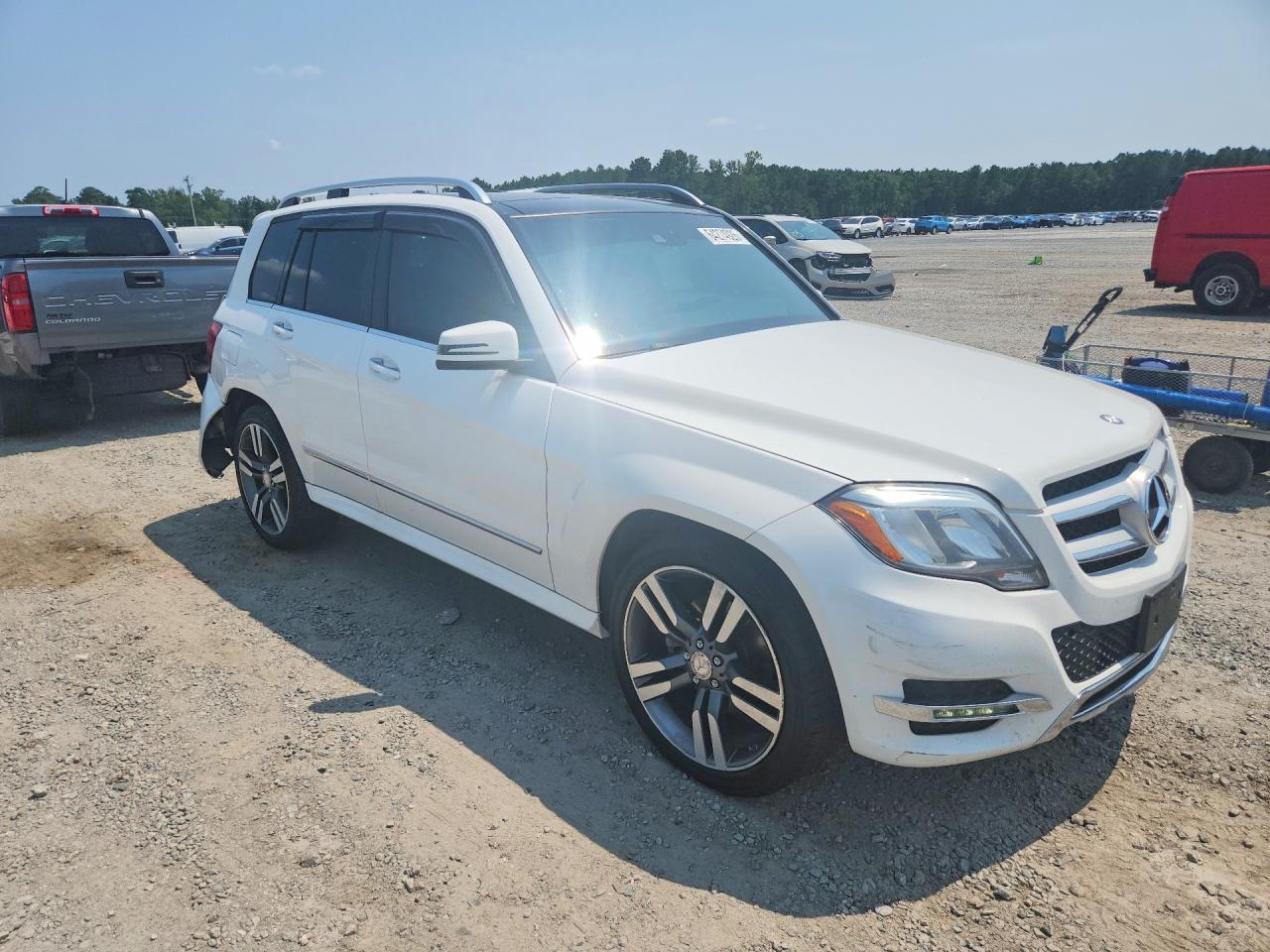 2015 Mercedes-benz Glk 350 4matic White vin: WDCGG8JB6FG344046