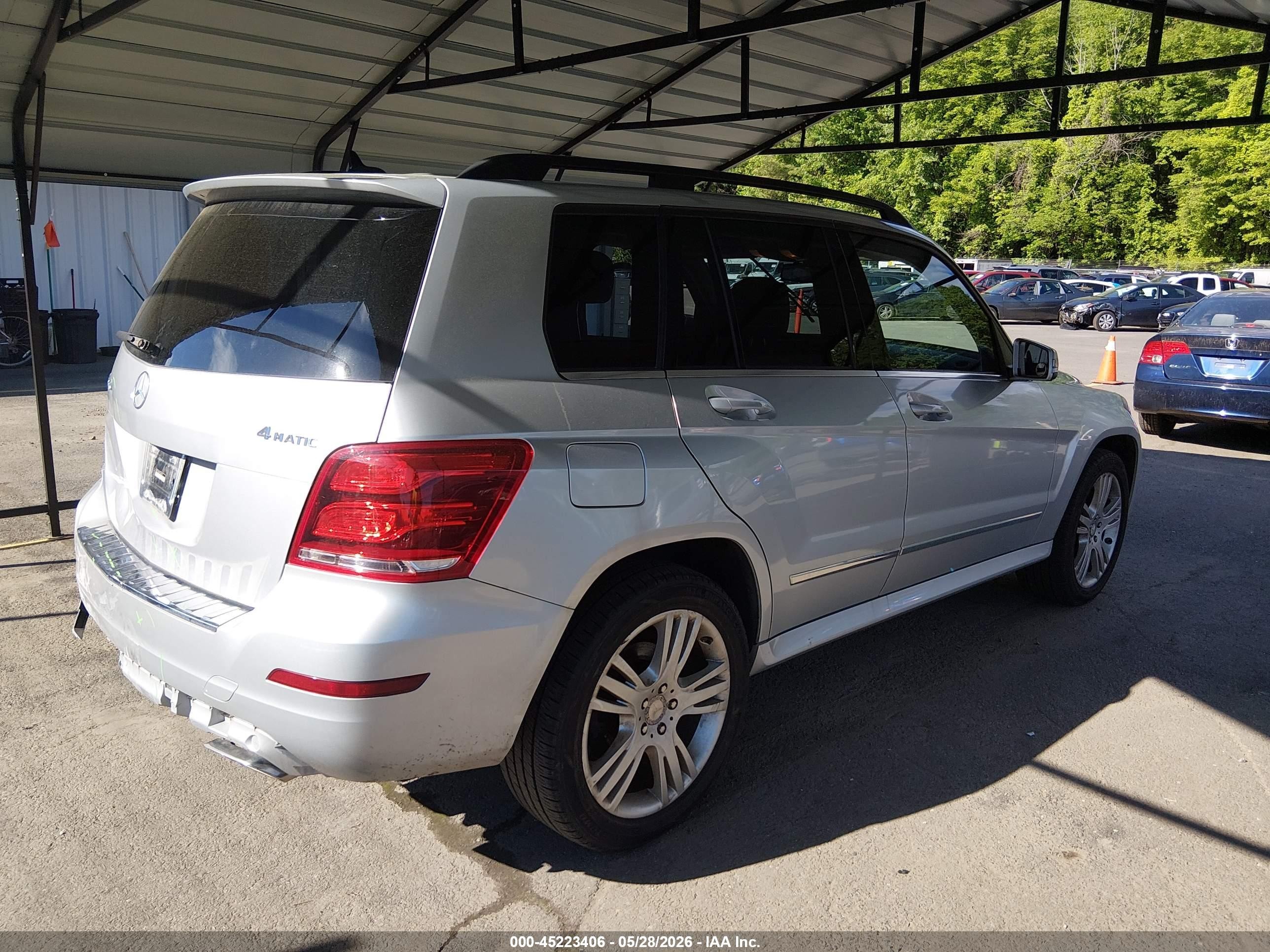 2015 Mercedes-benz Glk 350 4matic Серебряный vin: WDCGG8JB6FG364054