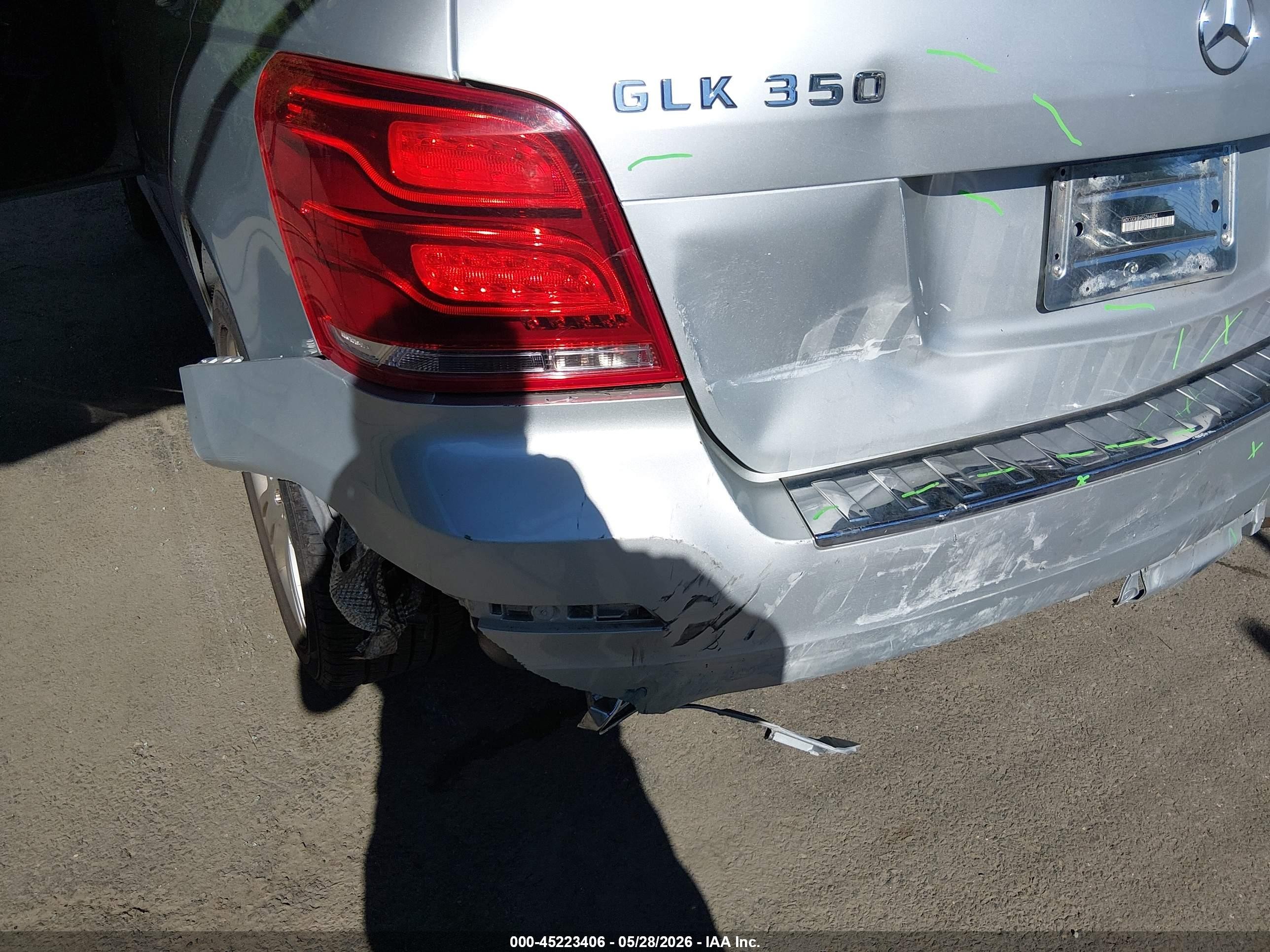 2015 Mercedes-benz Glk 350 4matic Серебряный vin: WDCGG8JB6FG364054