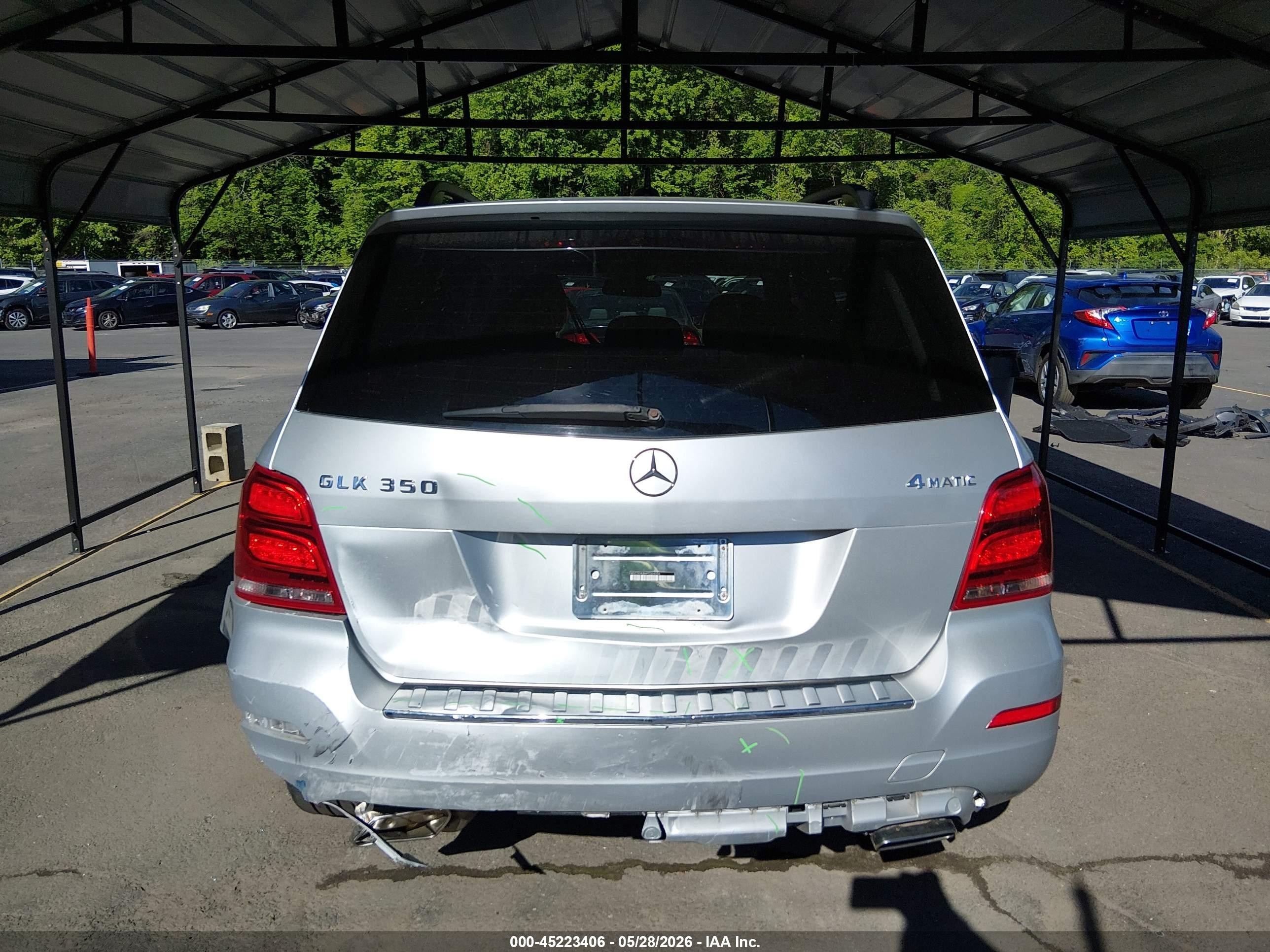 2015 Mercedes-benz Glk 350 4matic Серебряный vin: WDCGG8JB6FG364054