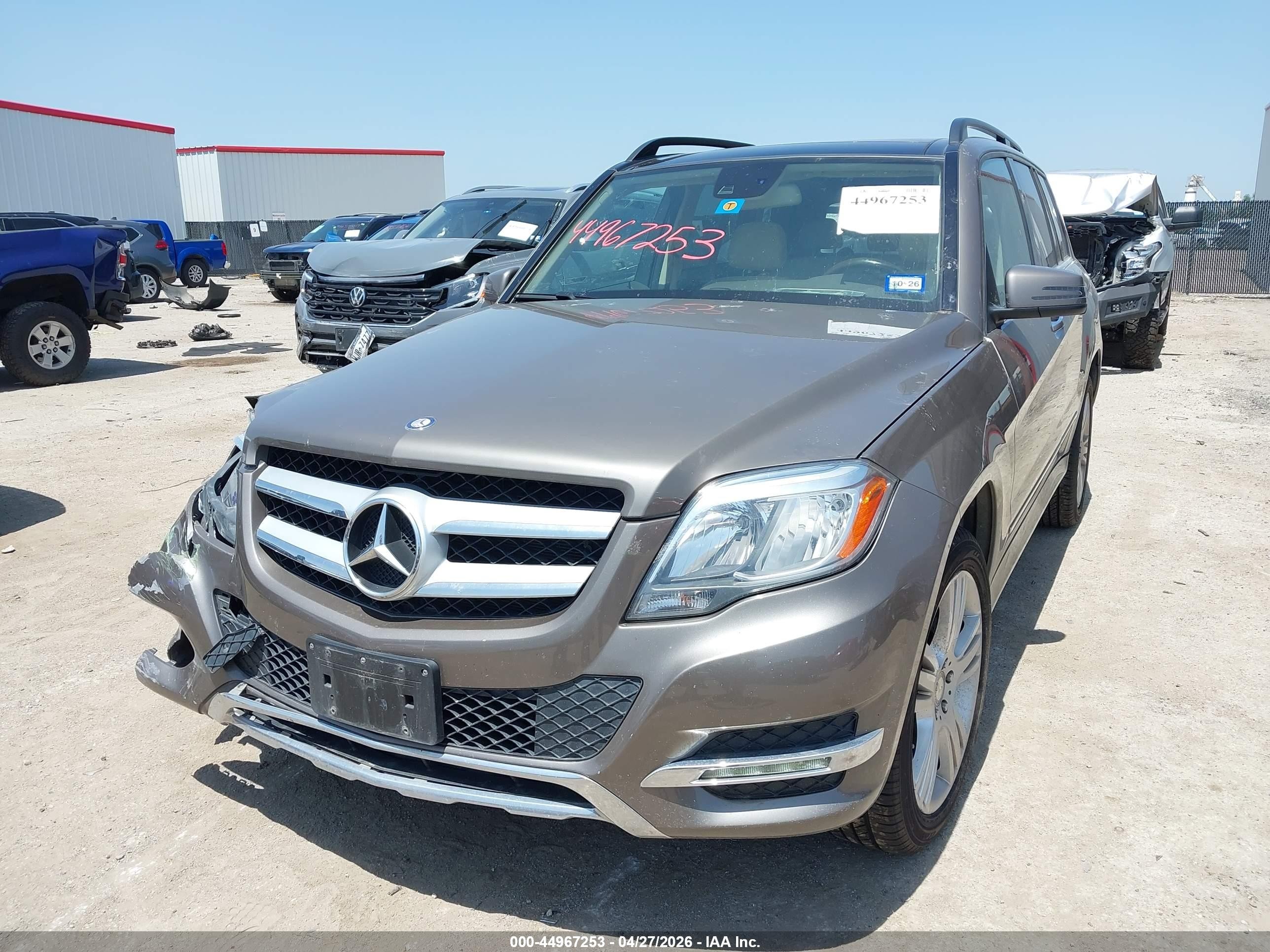 2015 Mercedes-benz Glk 350 4matic Gray vin: WDCGG8JB6FG374986