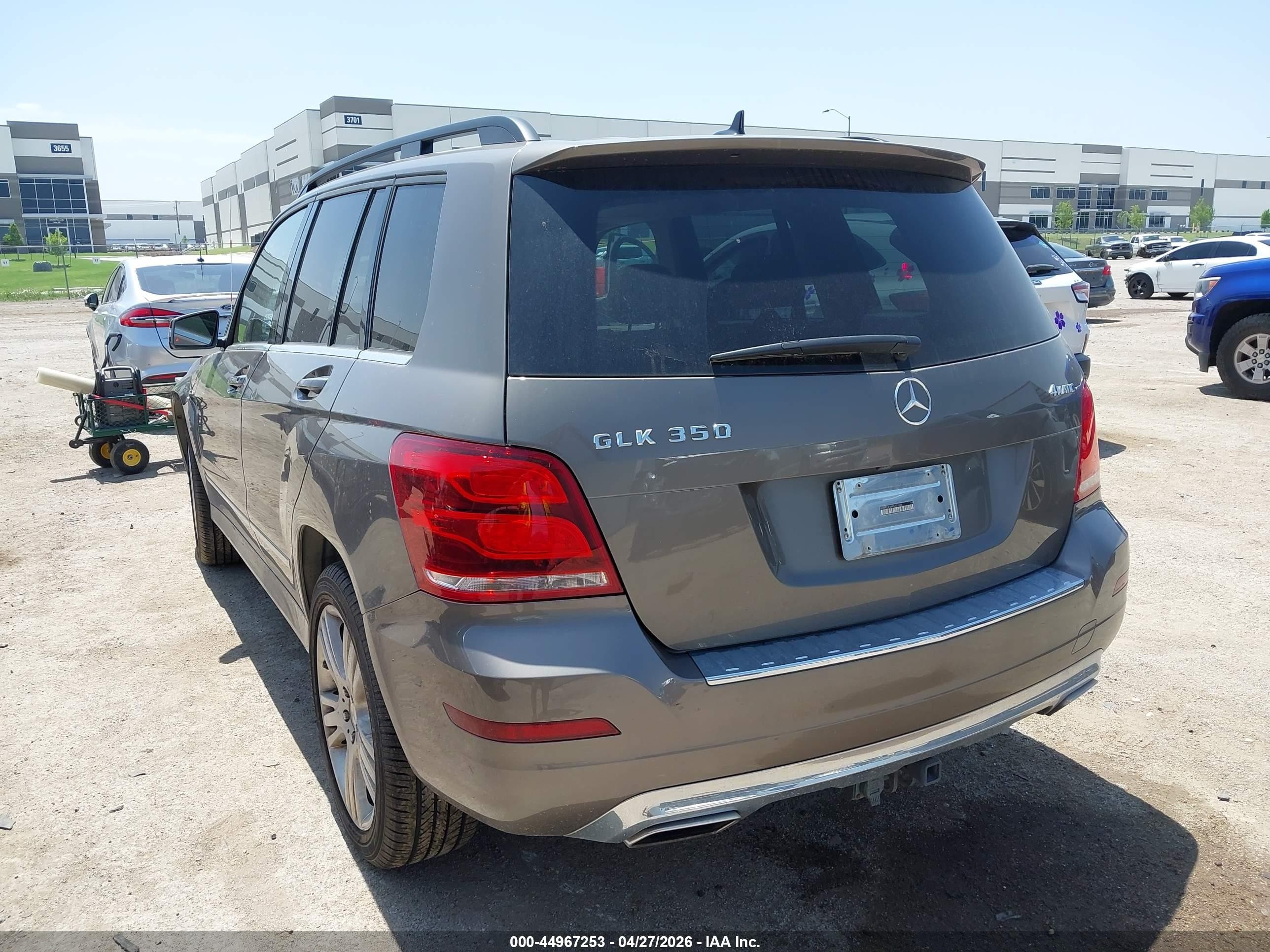2015 Mercedes-benz Glk 350 4matic Gray vin: WDCGG8JB6FG374986