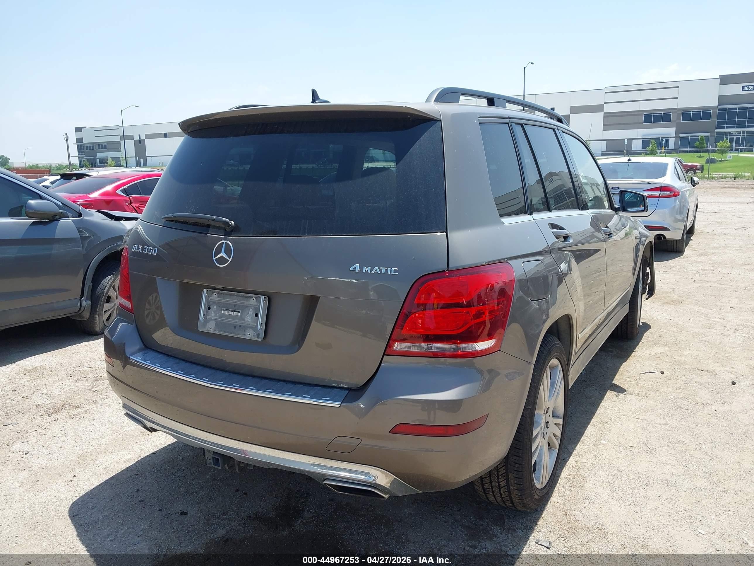 2015 Mercedes-benz Glk 350 4matic Gray vin: WDCGG8JB6FG374986