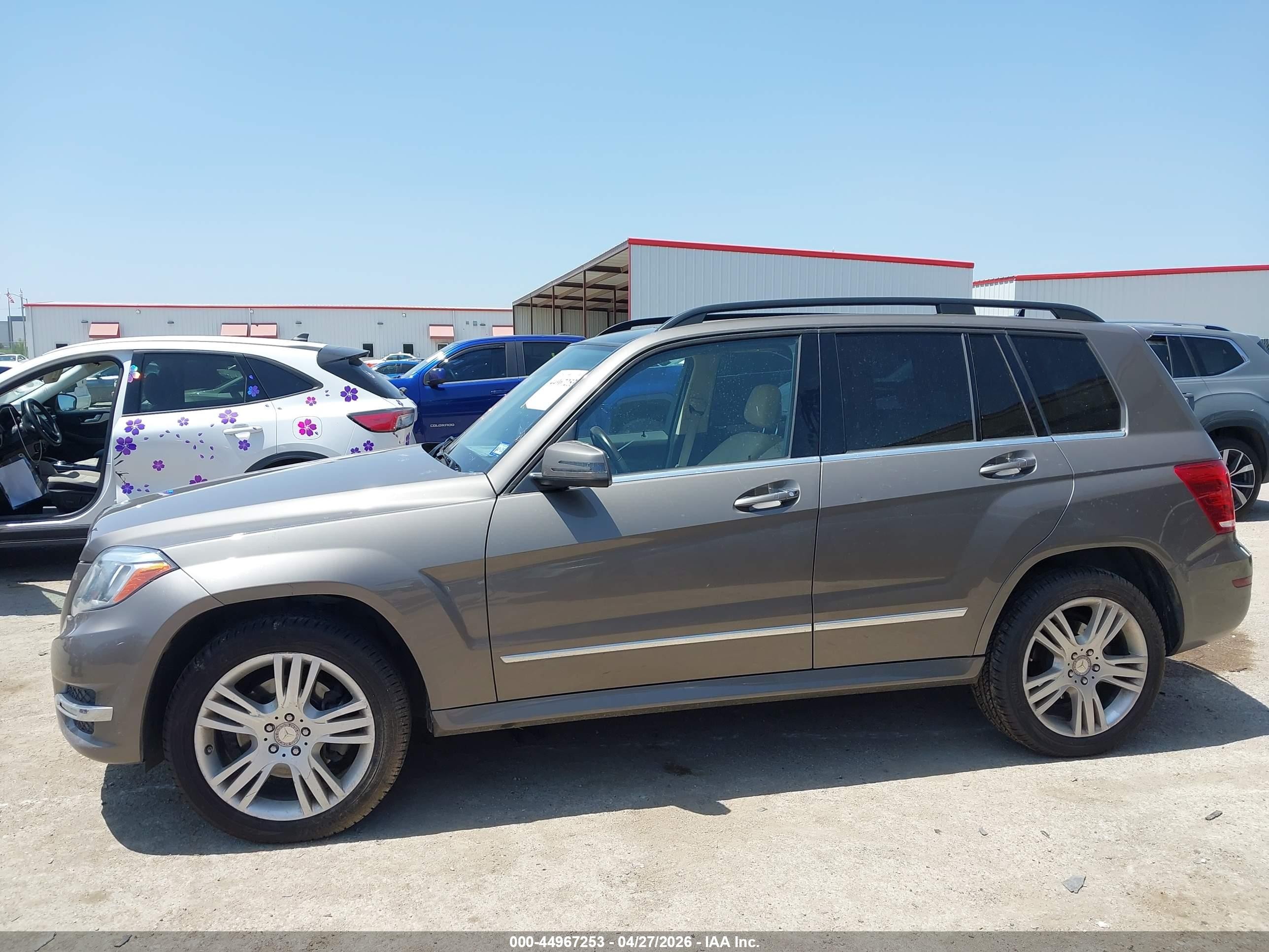2015 Mercedes-benz Glk 350 4matic Gray vin: WDCGG8JB6FG374986