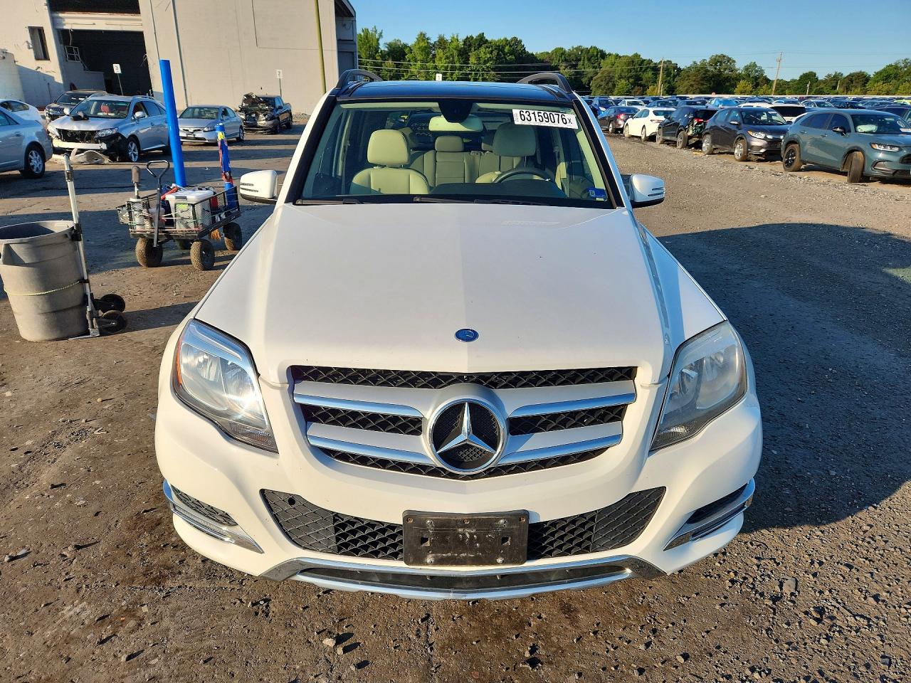 2015 Mercedes-benz Glk 350 4matic White vin: WDCGG8JB6FG377225