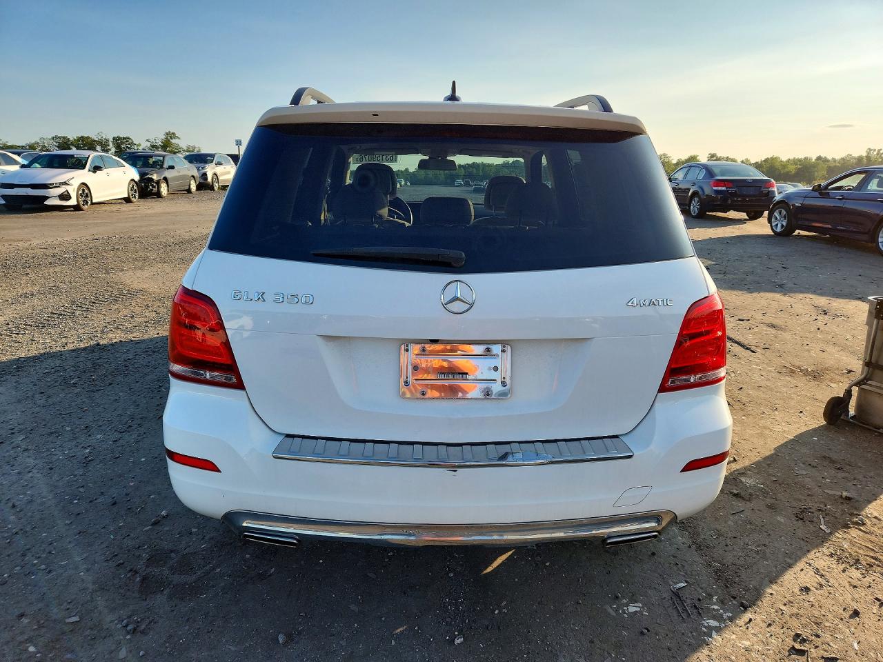 2015 Mercedes-benz Glk 350 4matic White vin: WDCGG8JB6FG377225
