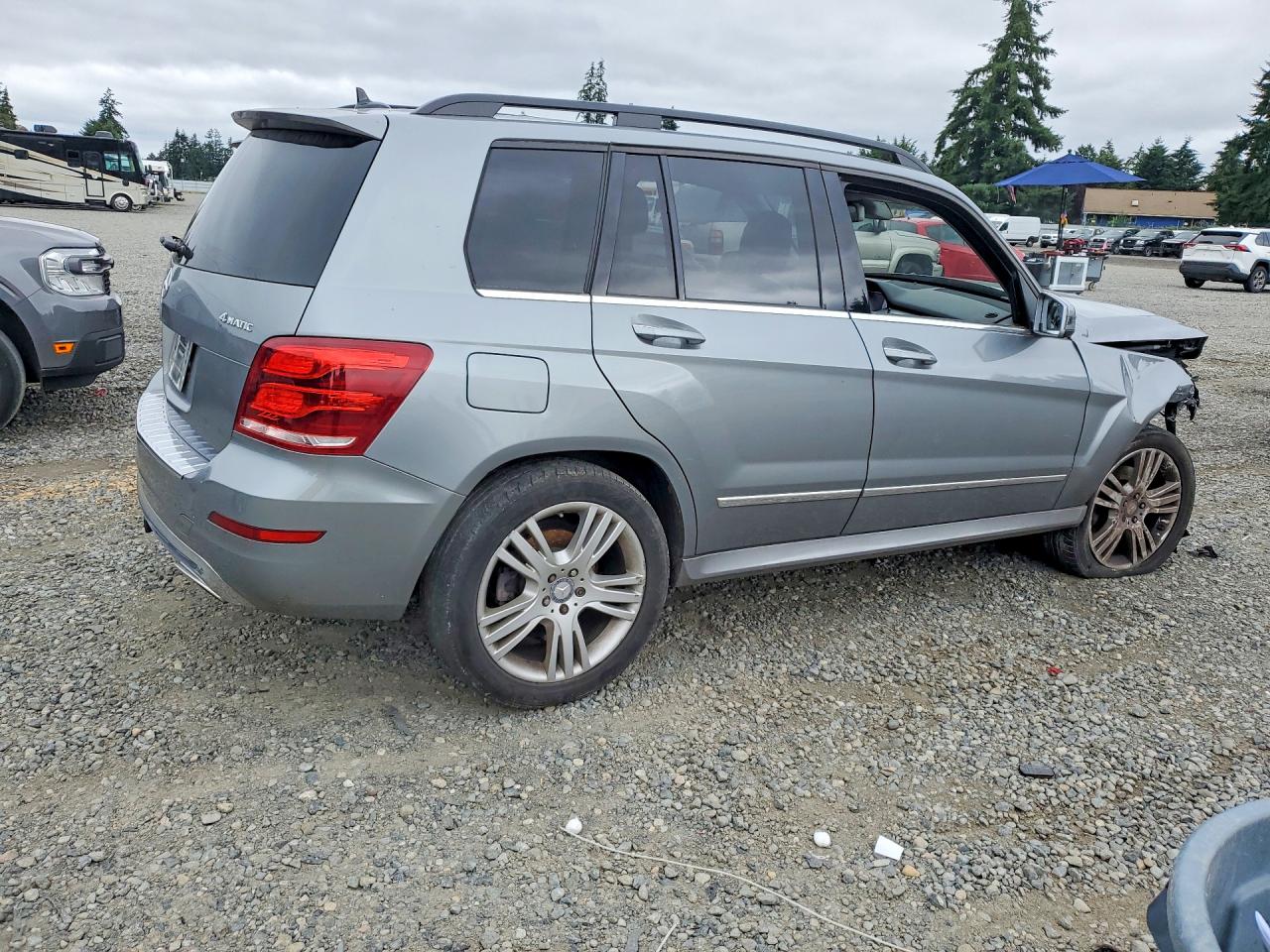 2015 Mercedes-benz Glk 350 4matic Gray vin: WDCGG8JB6FG440470